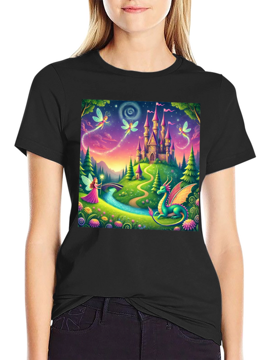 Fantasy Castle Graphic Tee