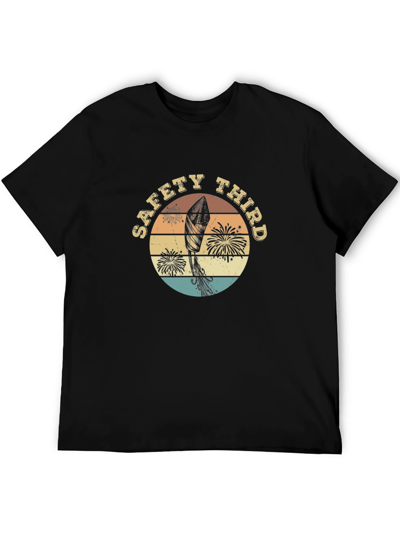 Safety Third Retro Fireworks T-Shirt