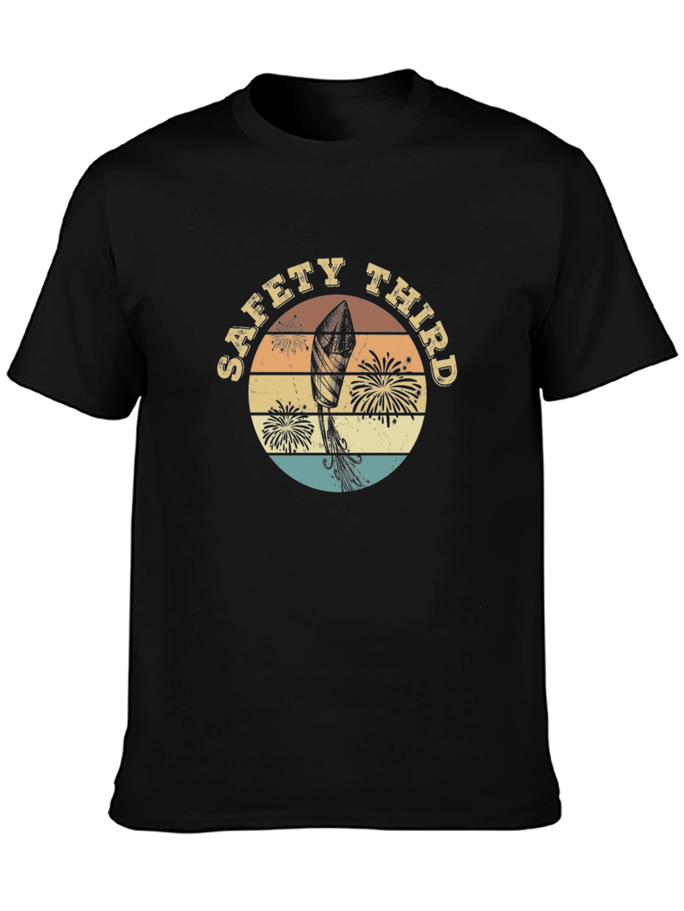 Safety Third Retro Fireworks T-Shirt