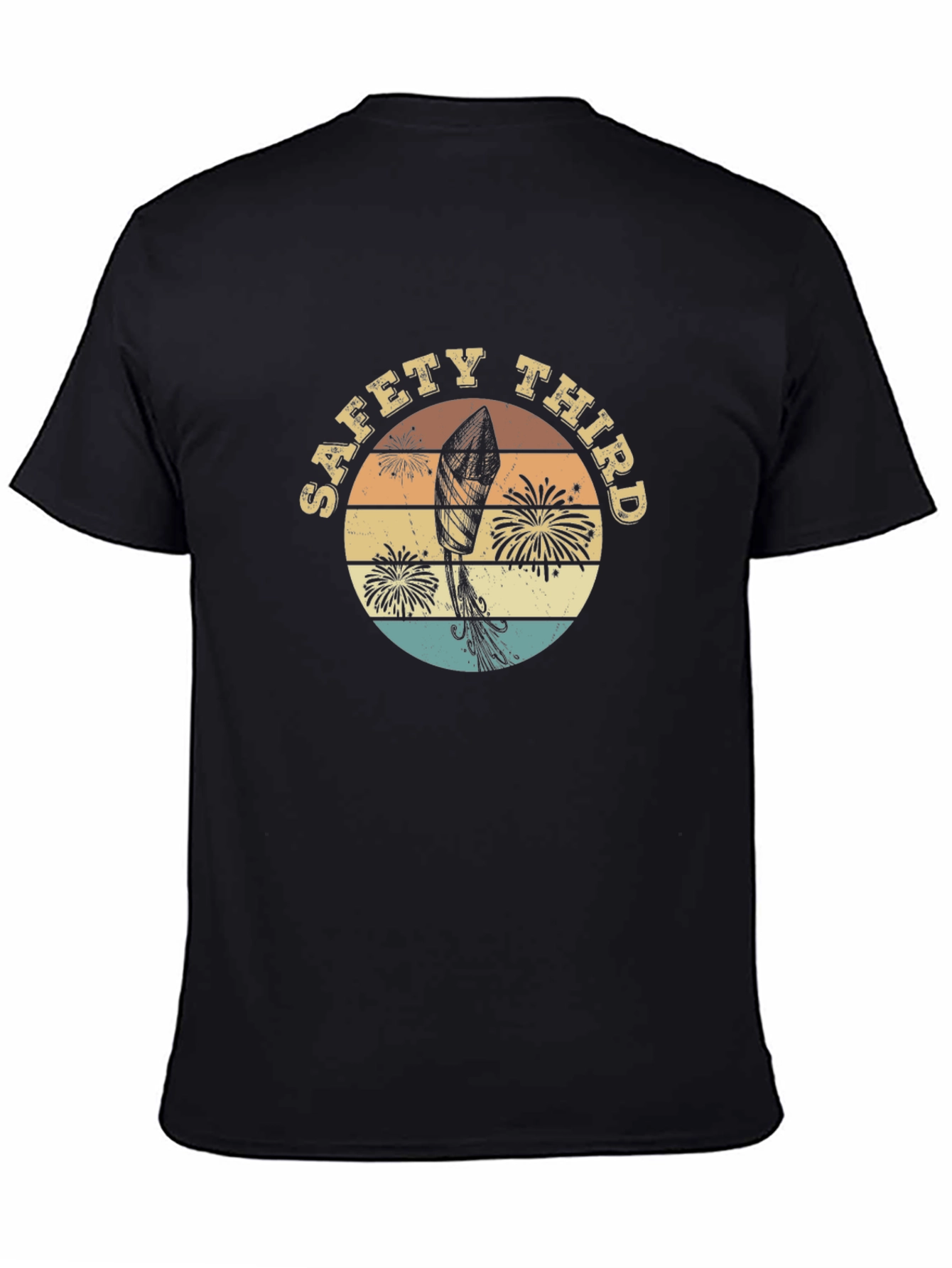 Safety Third Retro Fireworks T-Shirt