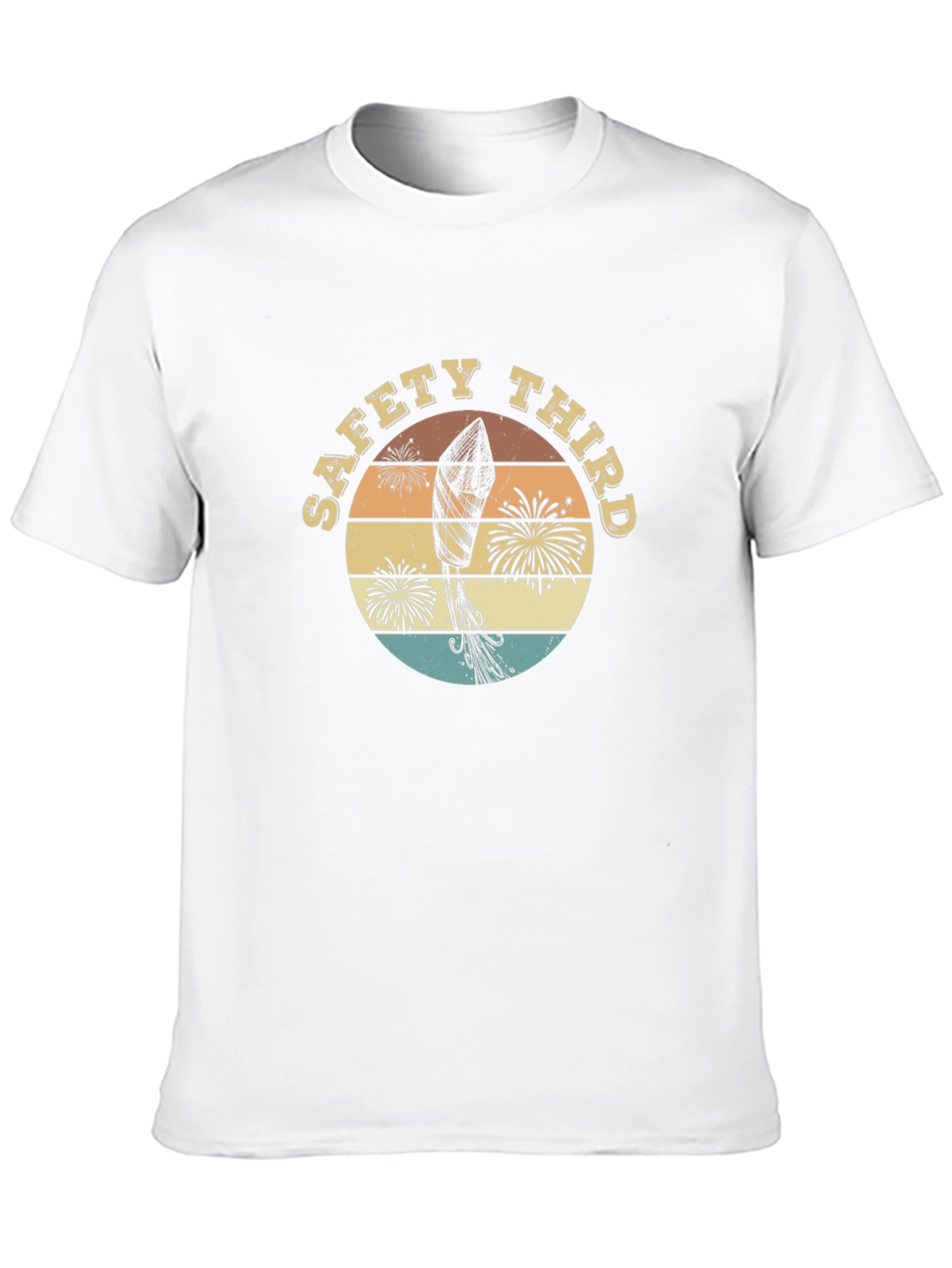 Safety Third Retro Fireworks T-Shirt