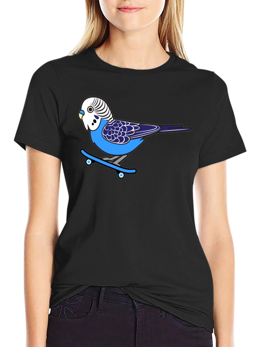 Skateboarding Bird T-Shirt