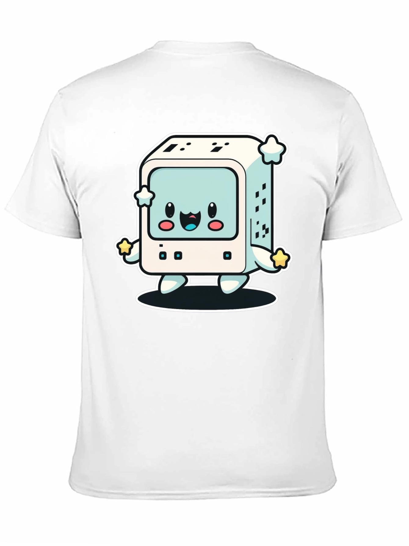 Kawaii Computer T-Shirt - Retro Gaming Style