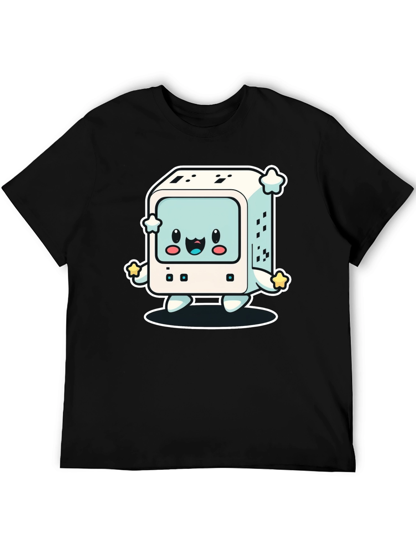Kawaii Computer T-Shirt - Retro Gaming Style