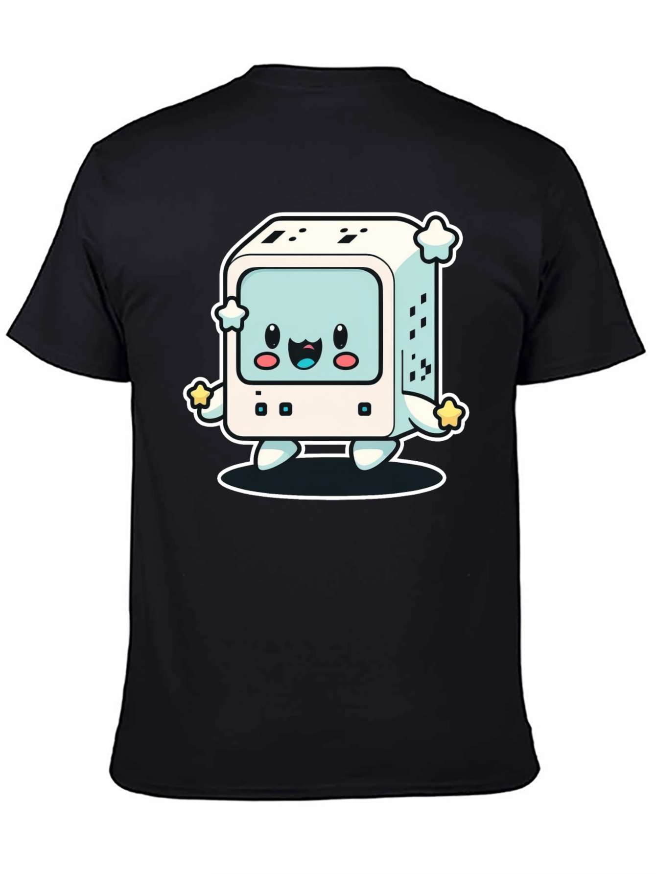 Kawaii Computer T-Shirt - Retro Gaming Style