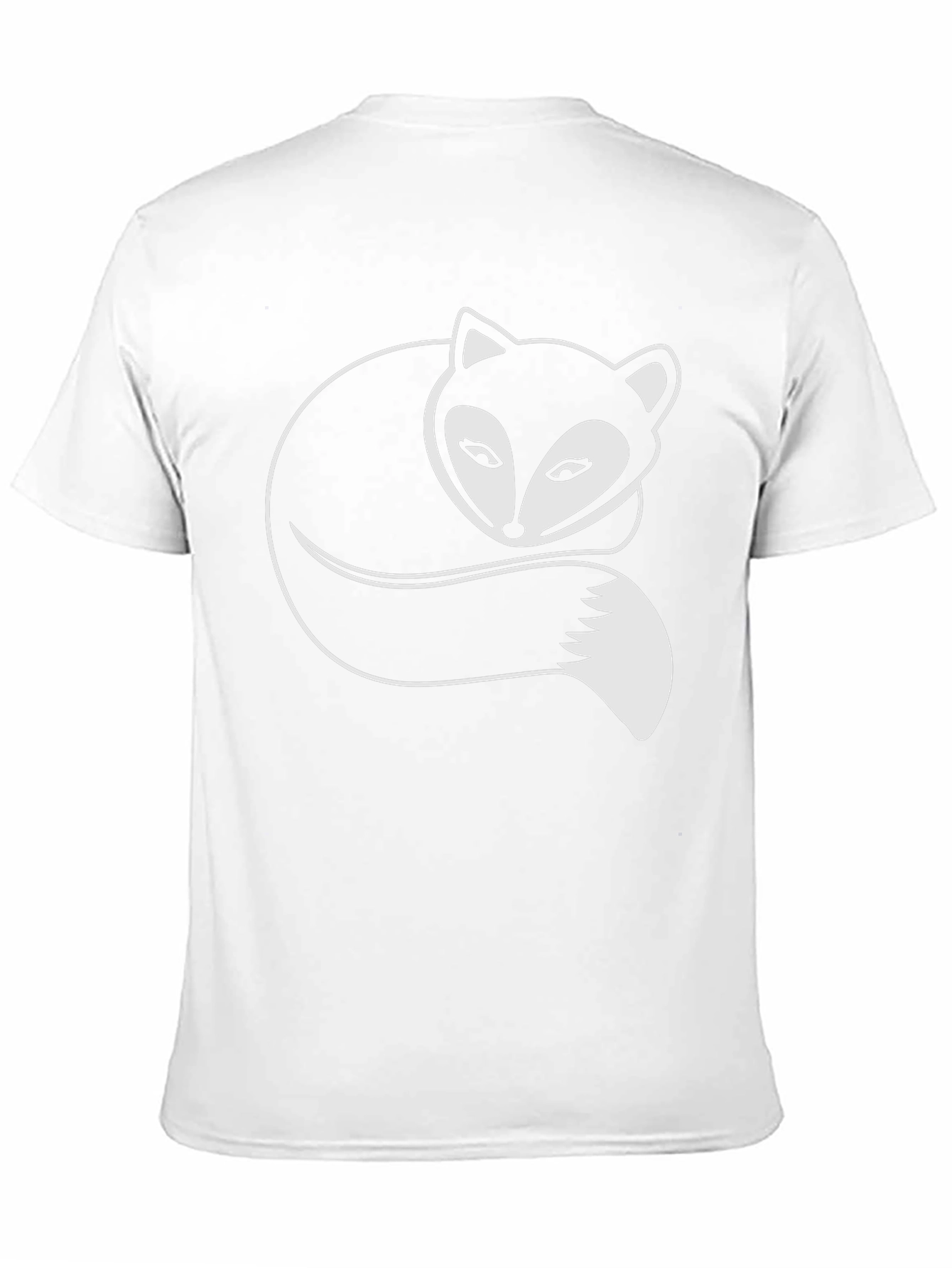 Fox Graphic Tee - Stylish Black Cotton T-Shirt