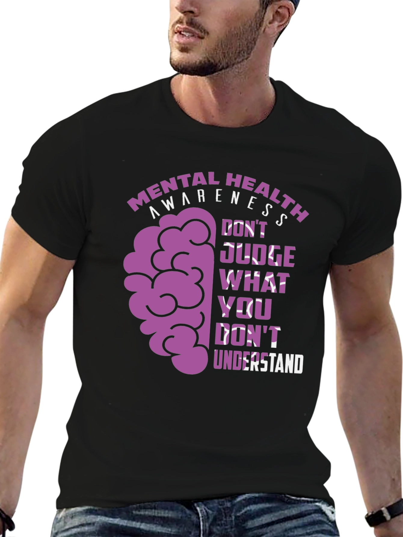 Mental Health Awareness Graphic T-Shirt