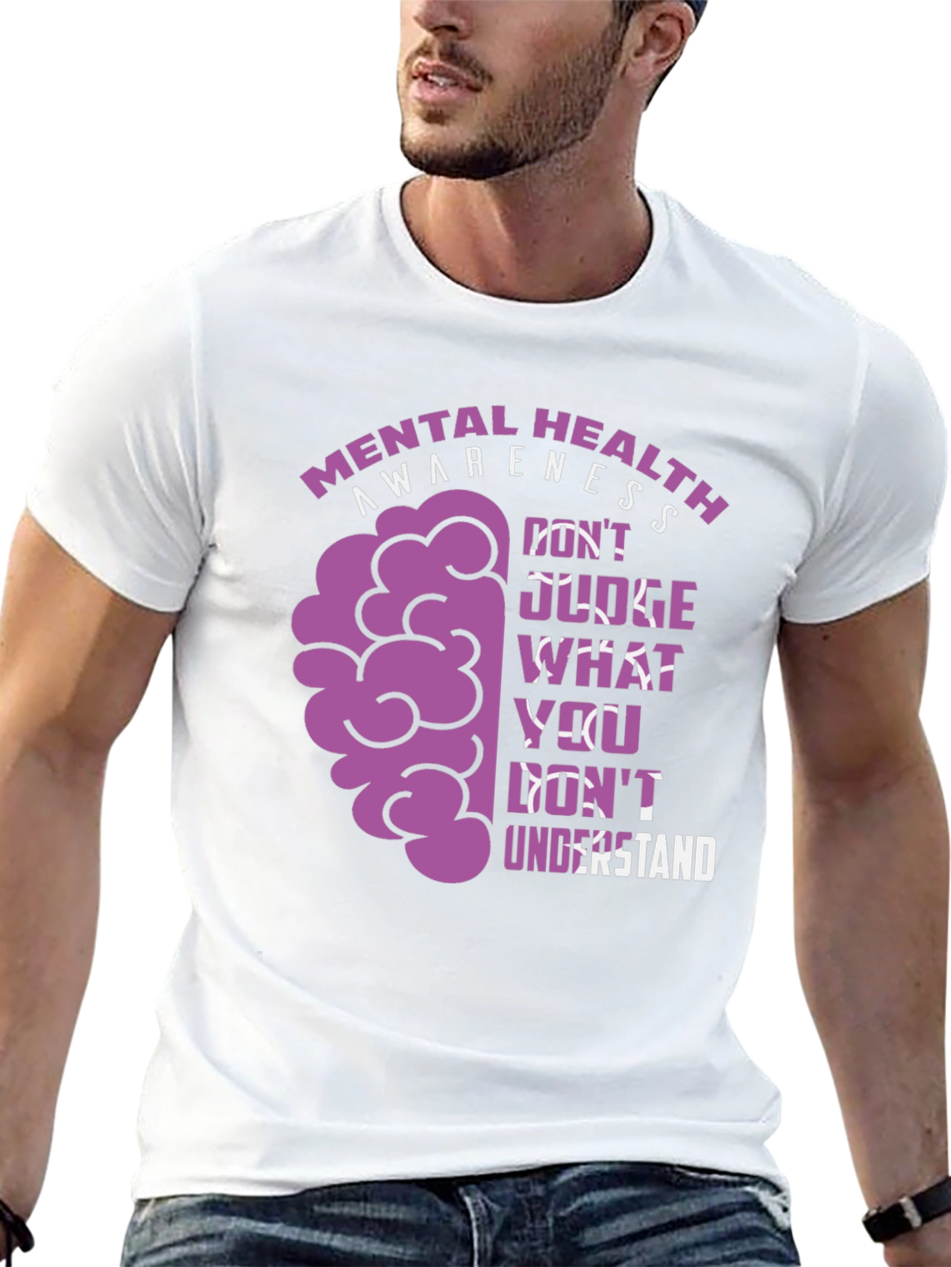 Mental Health Awareness Graphic T-Shirt
