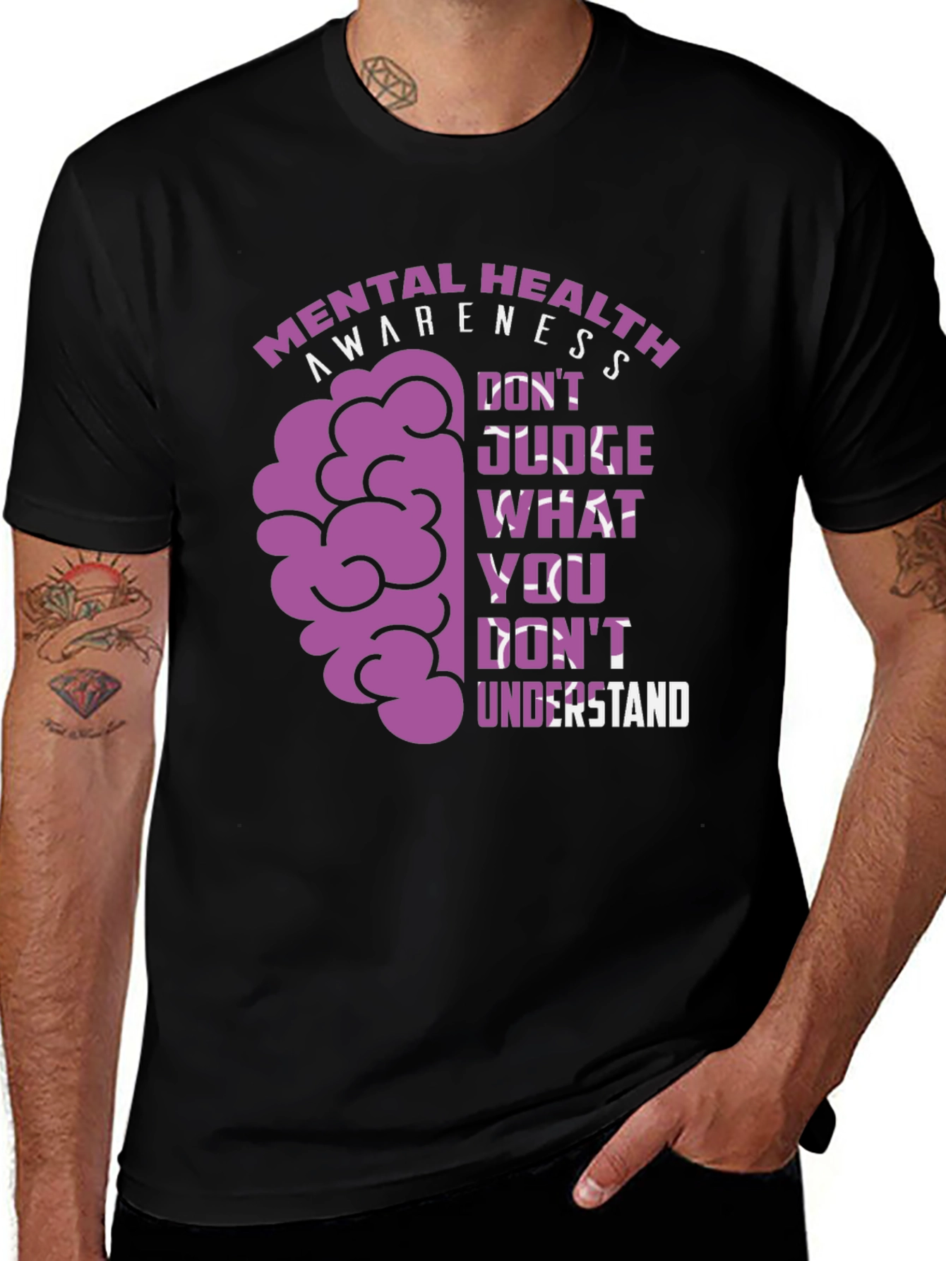 Mental Health Awareness Graphic T-Shirt