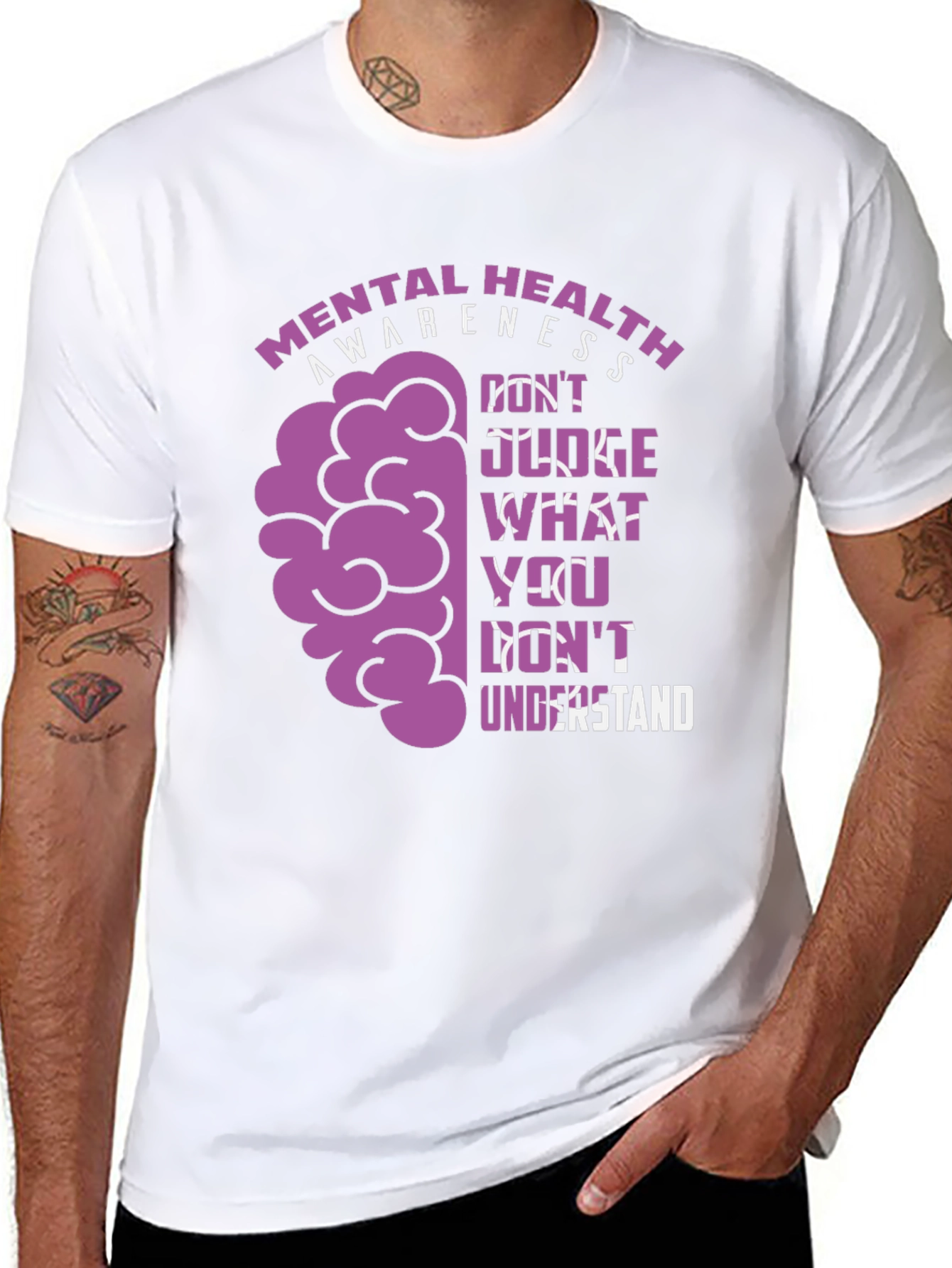 Mental Health Awareness Graphic T-Shirt