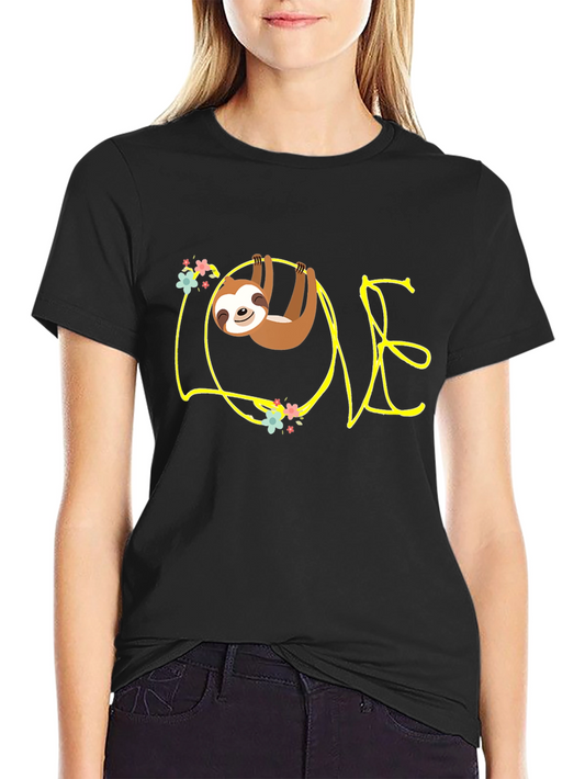 Sloth Love T-Shirt - Cute Animal Tee