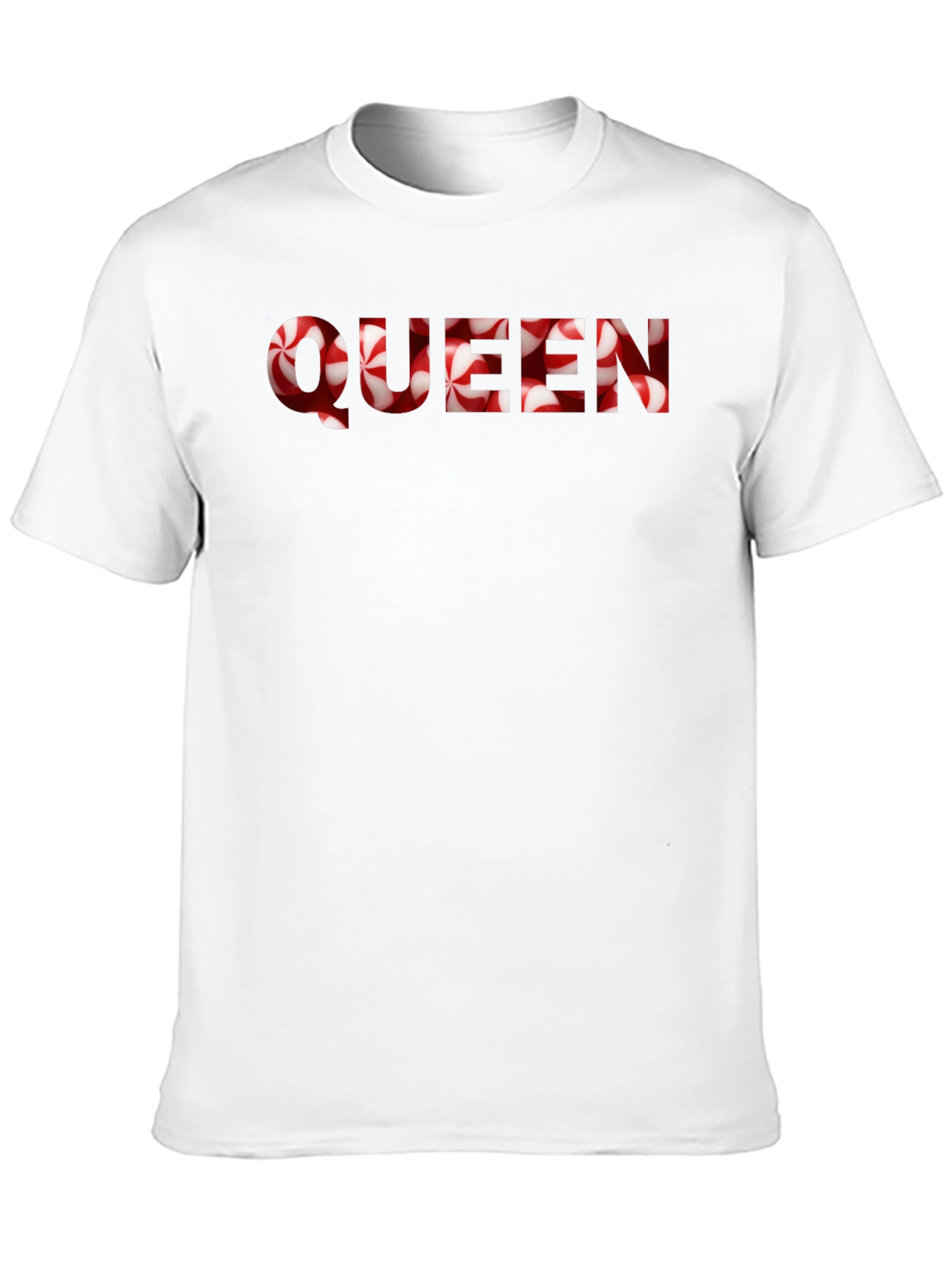 Queen Candy Cane T-Shirt - Festive Holiday Apparel