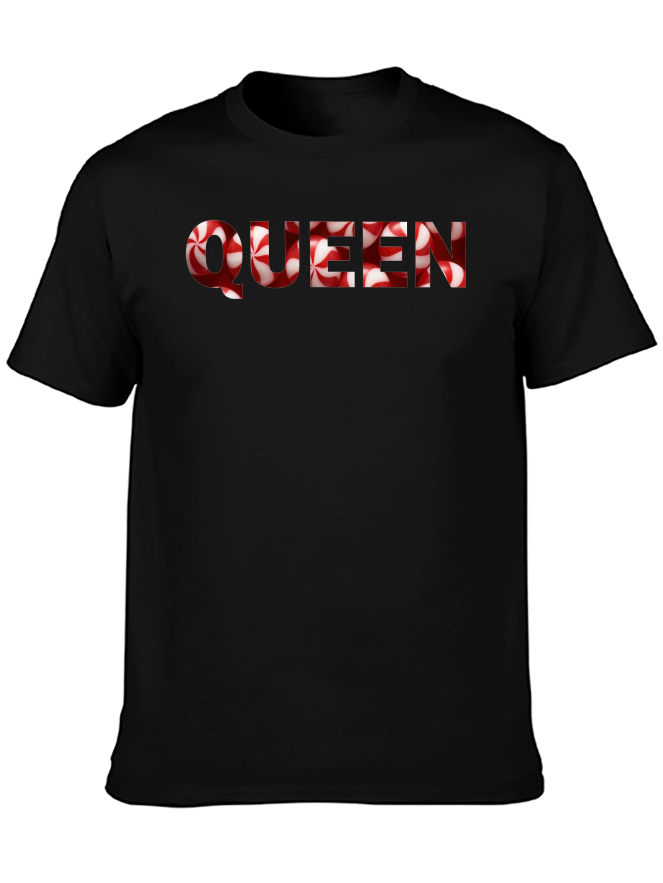 Queen Candy Cane T-Shirt - Festive Holiday Apparel