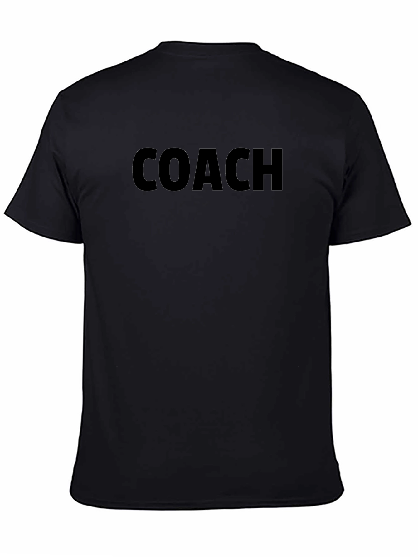Mens Coach Graphic Tee - Black Casual Shirt