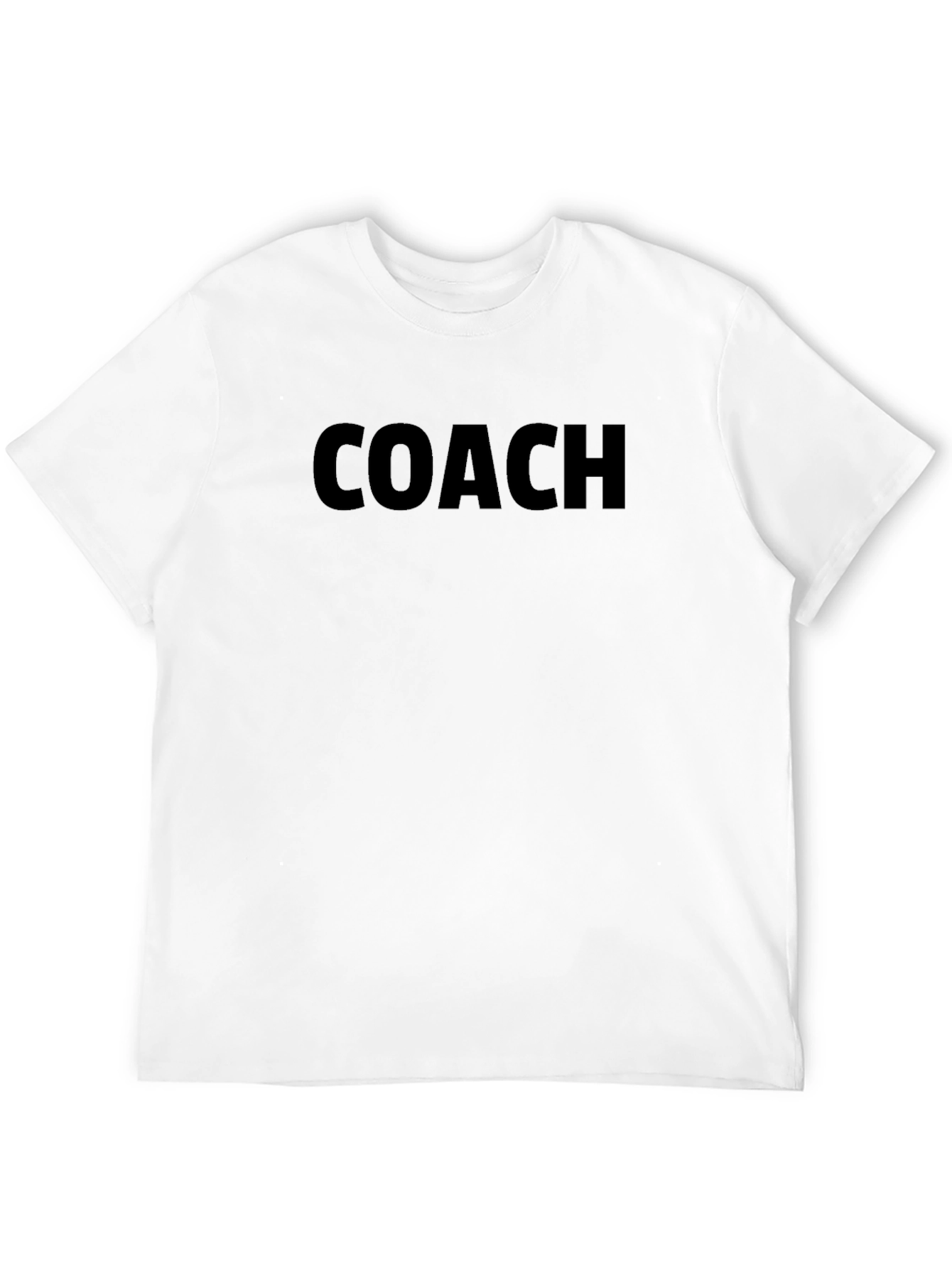 Mens Coach Graphic Tee - Black Casual Shirt