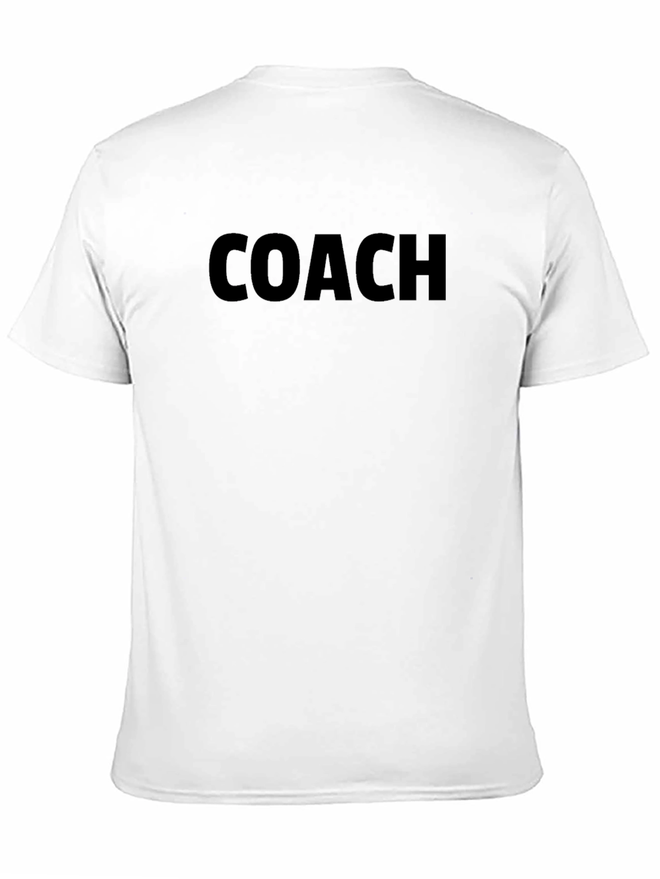 Mens Coach Graphic Tee - Black Casual Shirt