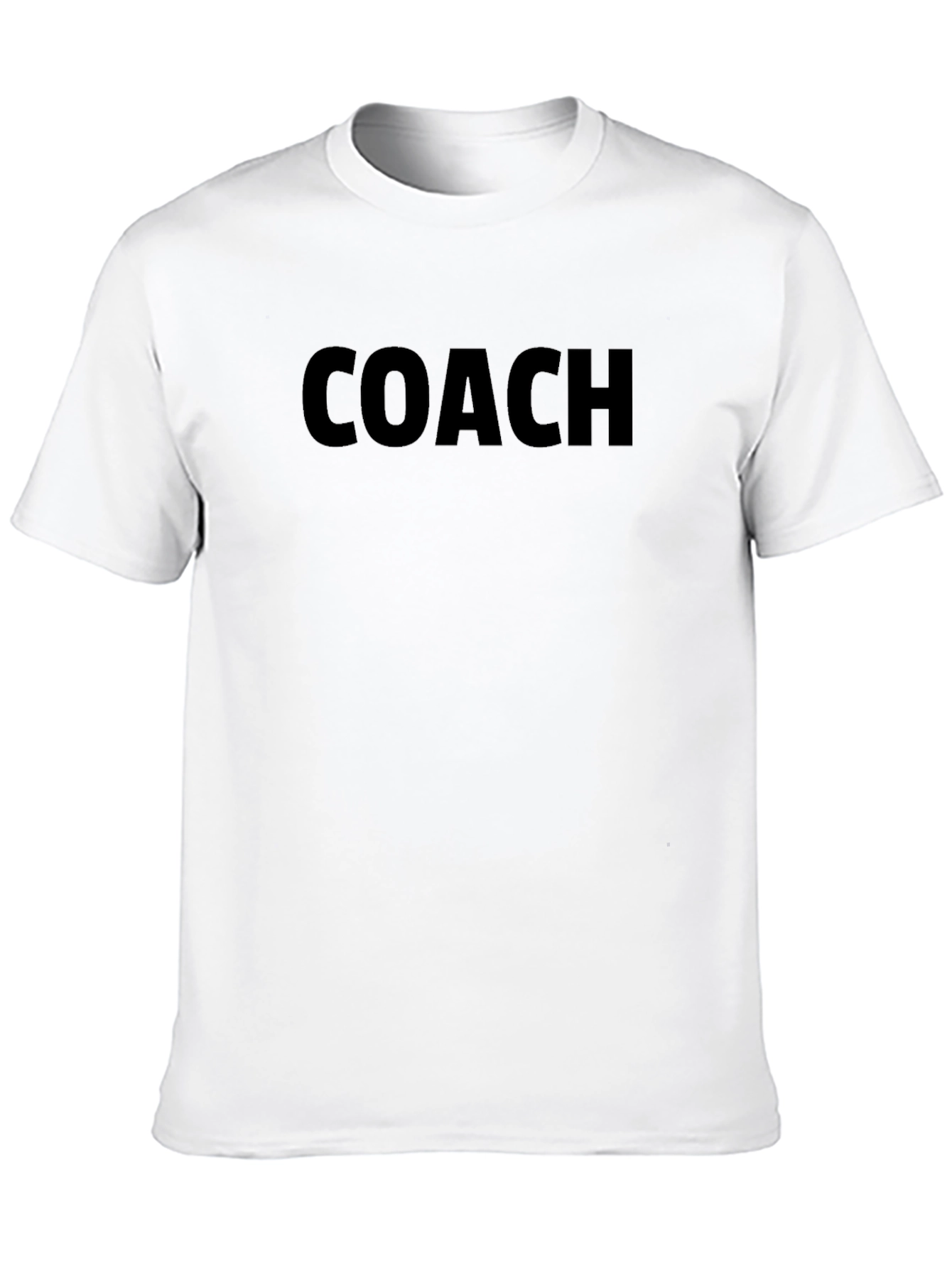 Mens Coach Graphic Tee - Black Casual Shirt