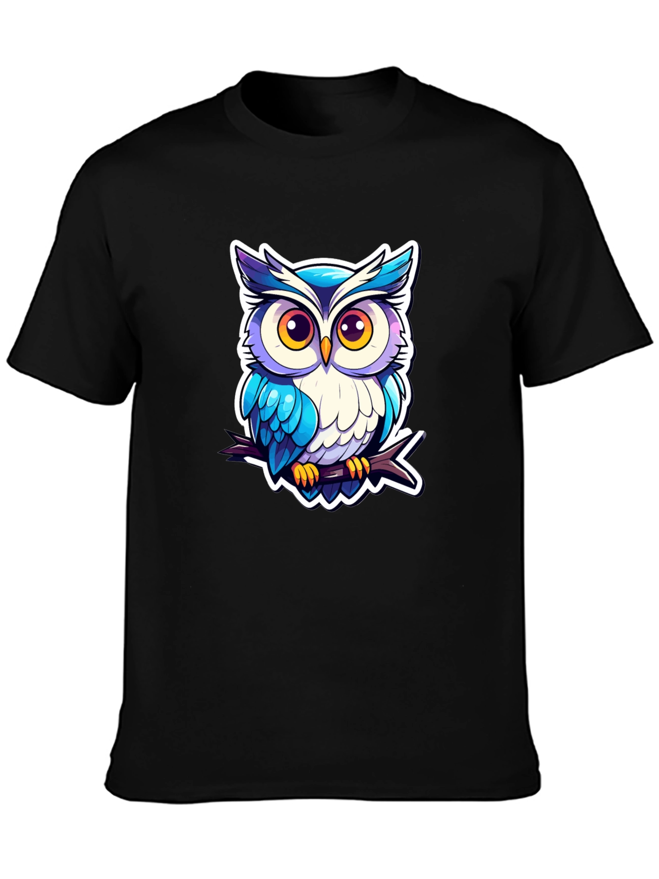 Cool Owl Graphic Tee - Unique Design!