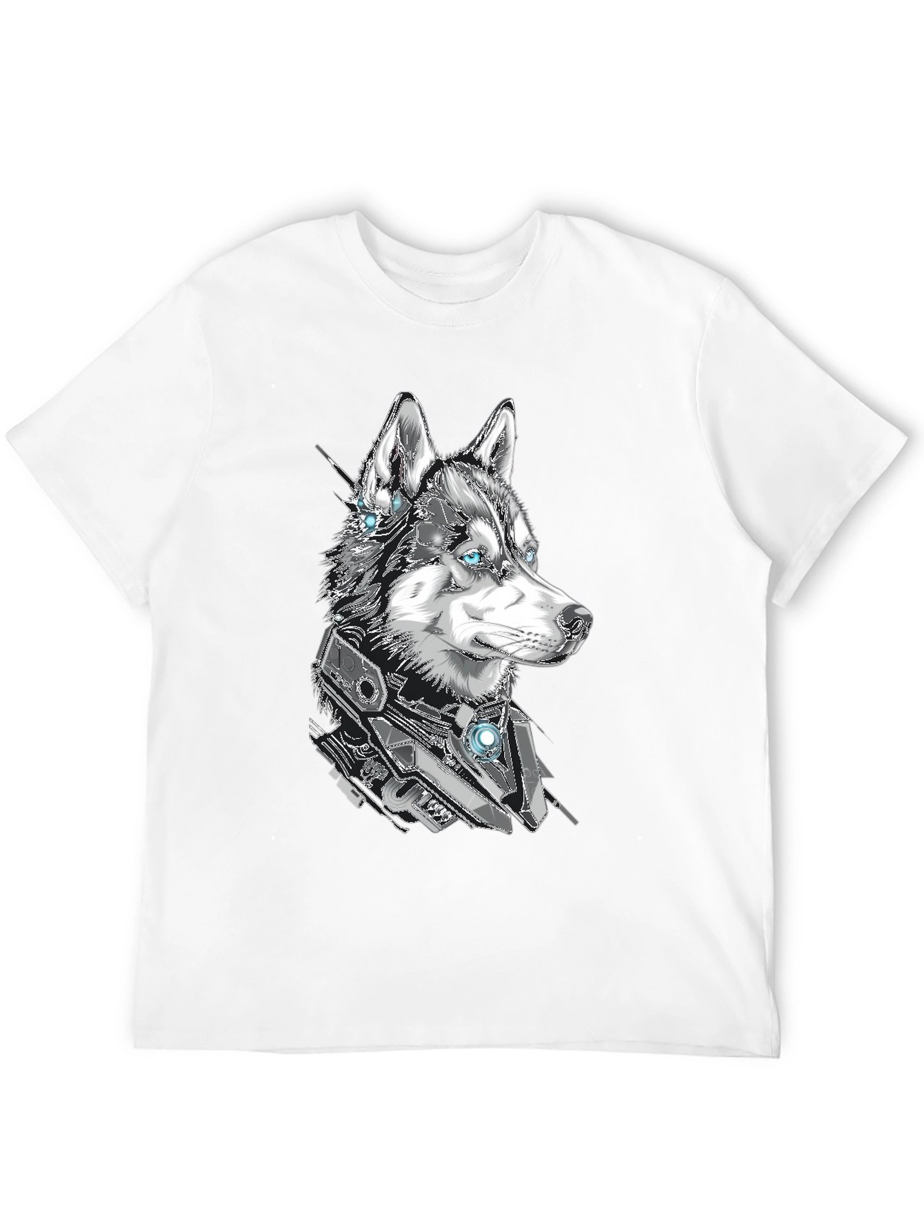 Cyberpunk Husky Graphic Tee