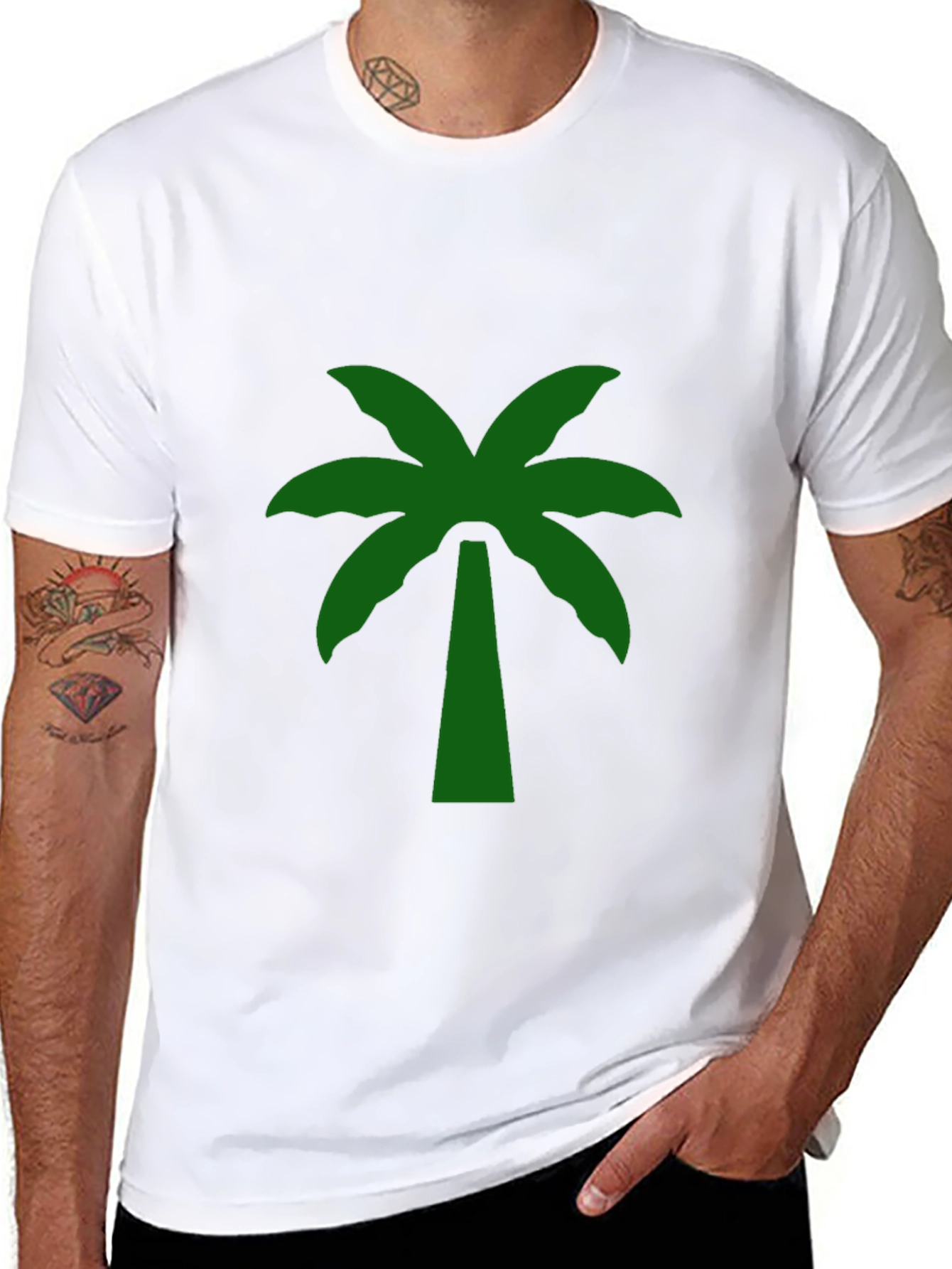 Palm Tree Graphic Tee - Tropical Vibe Shirt