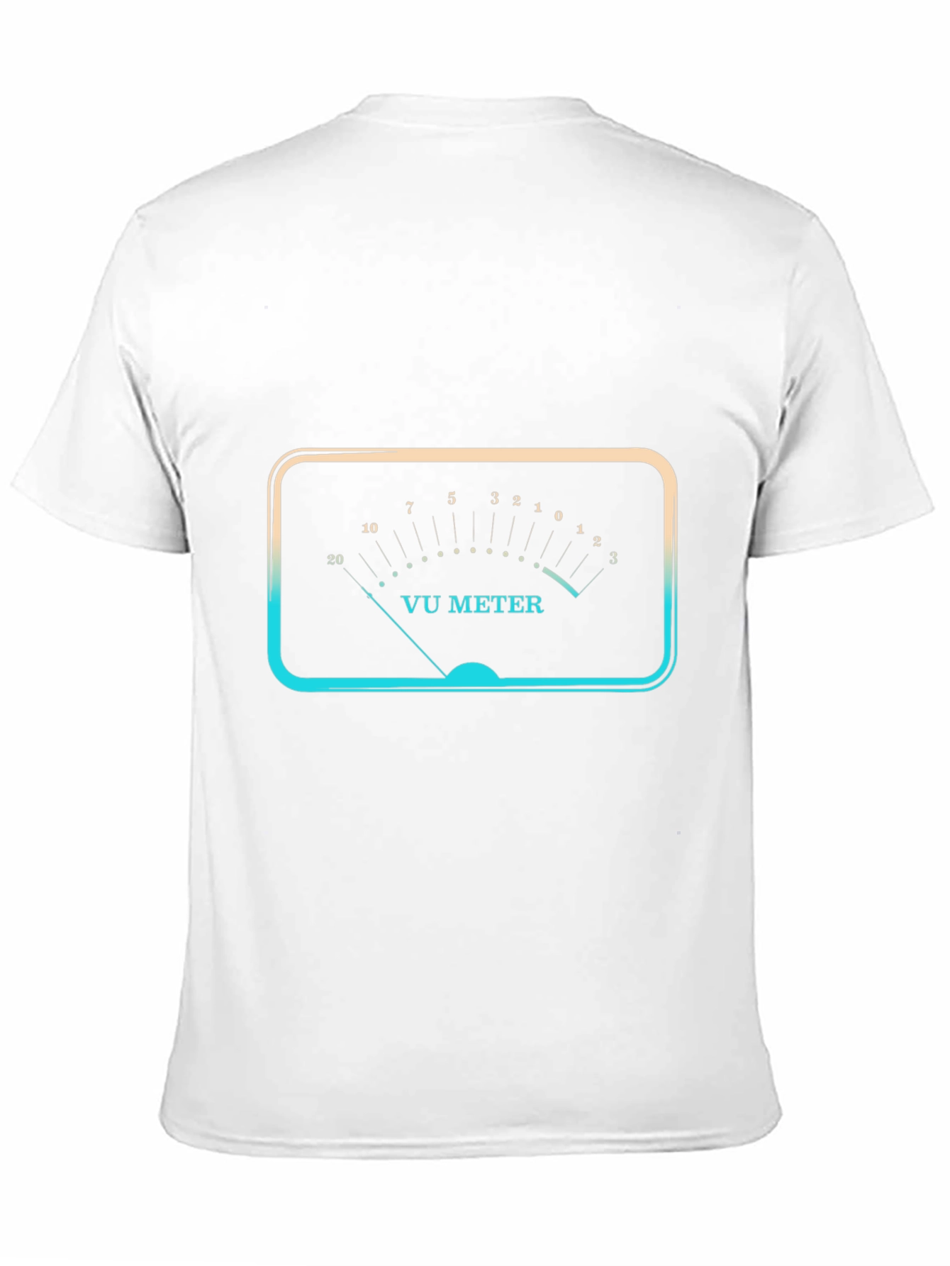VU Meter Graphic Black T-Shirt