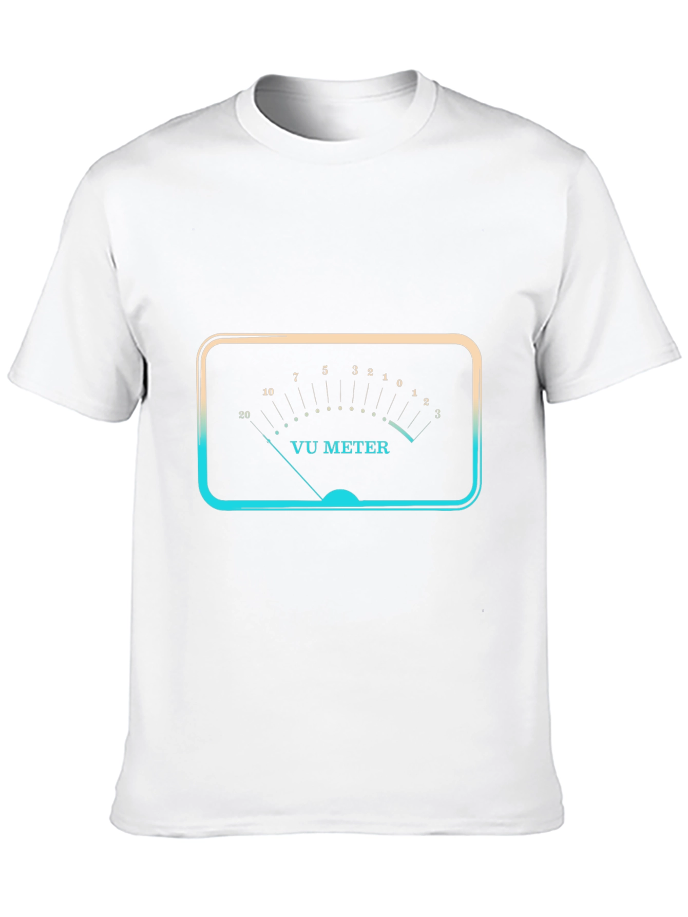 VU Meter Graphic Black T-Shirt