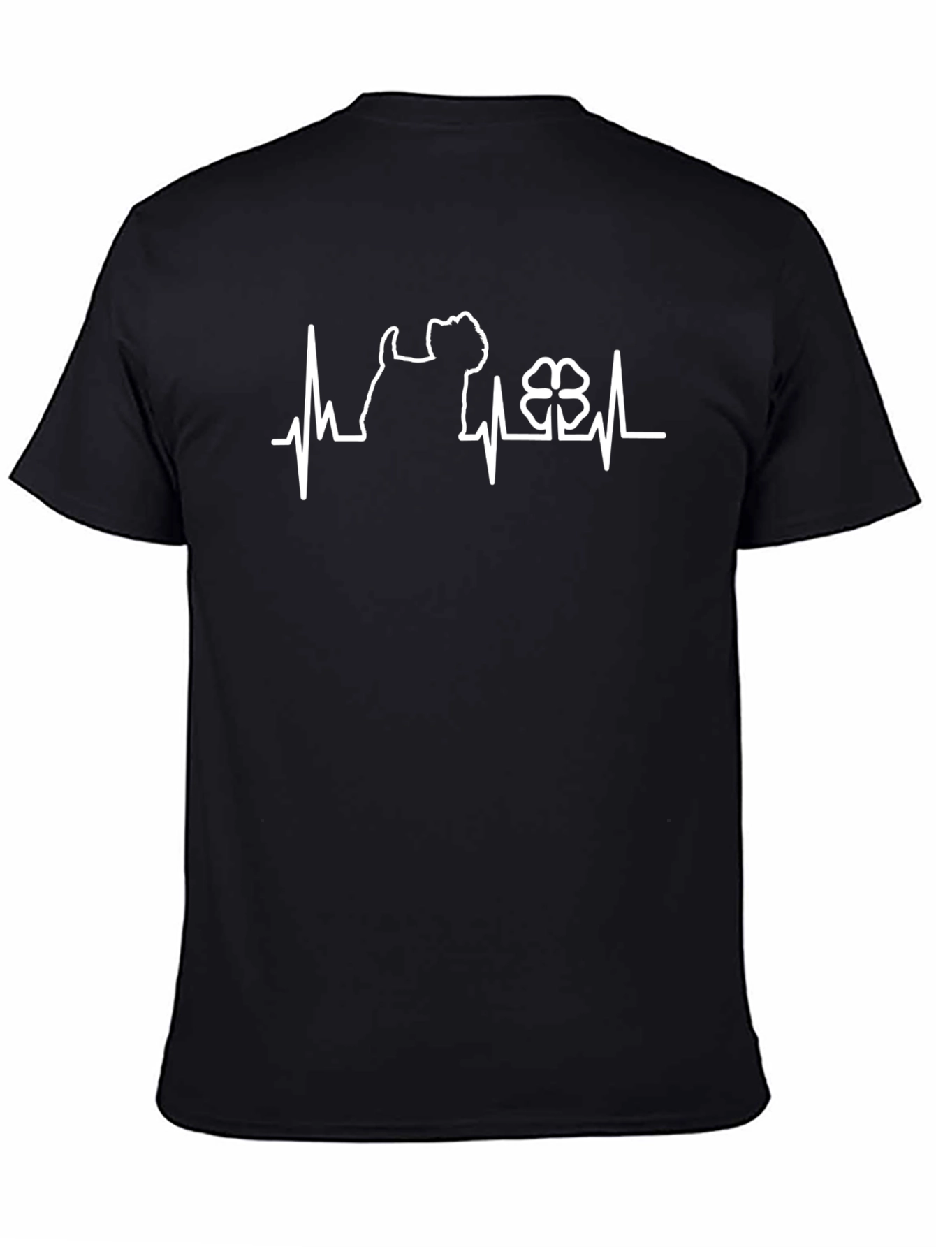 Dog & Shamrock Heartbeat T-Shirt
