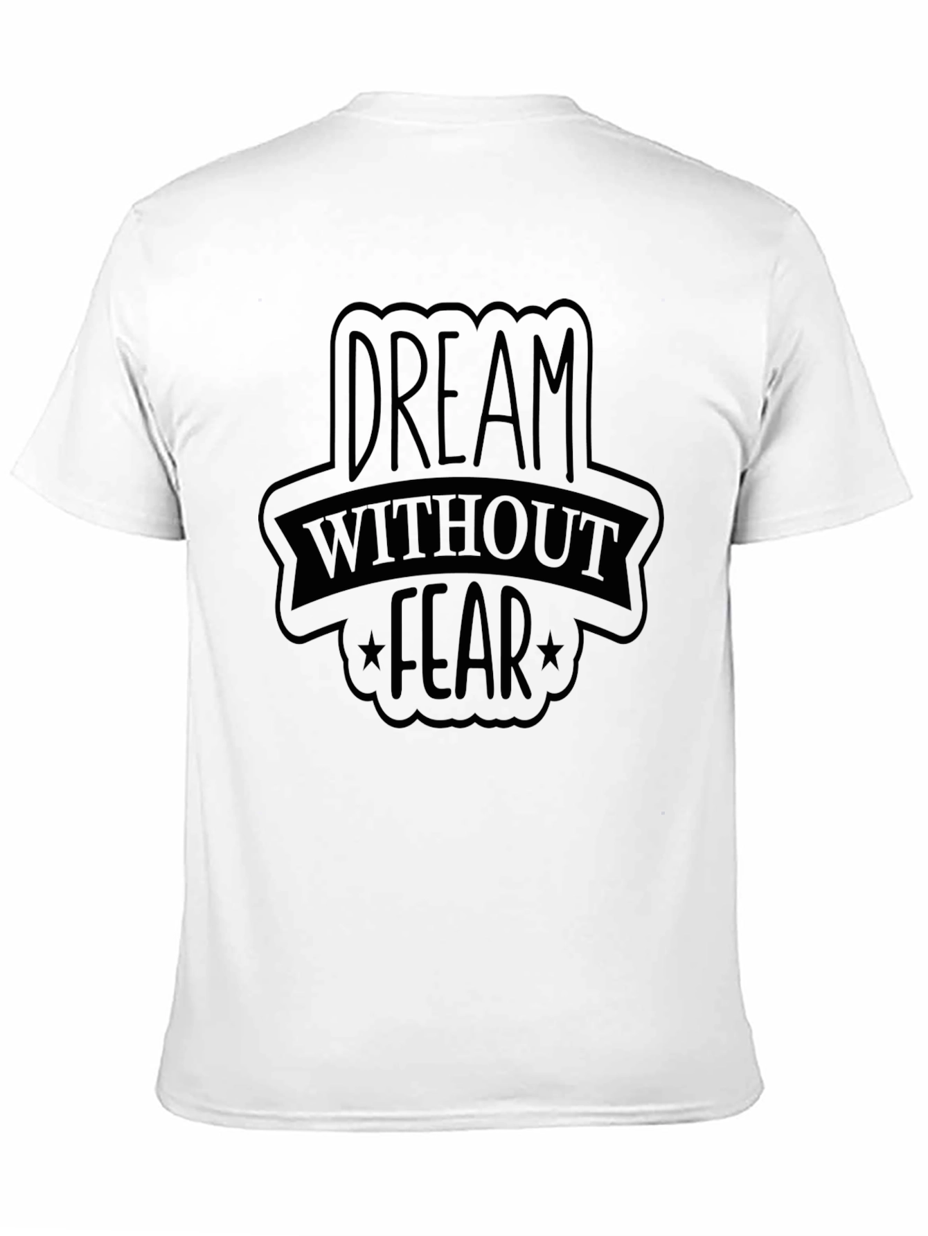 Dream Without Fear Black Graphic Tee