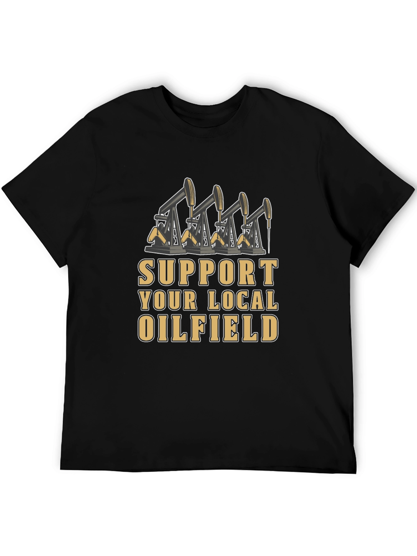 Support Local Oilfield Graphic Tee