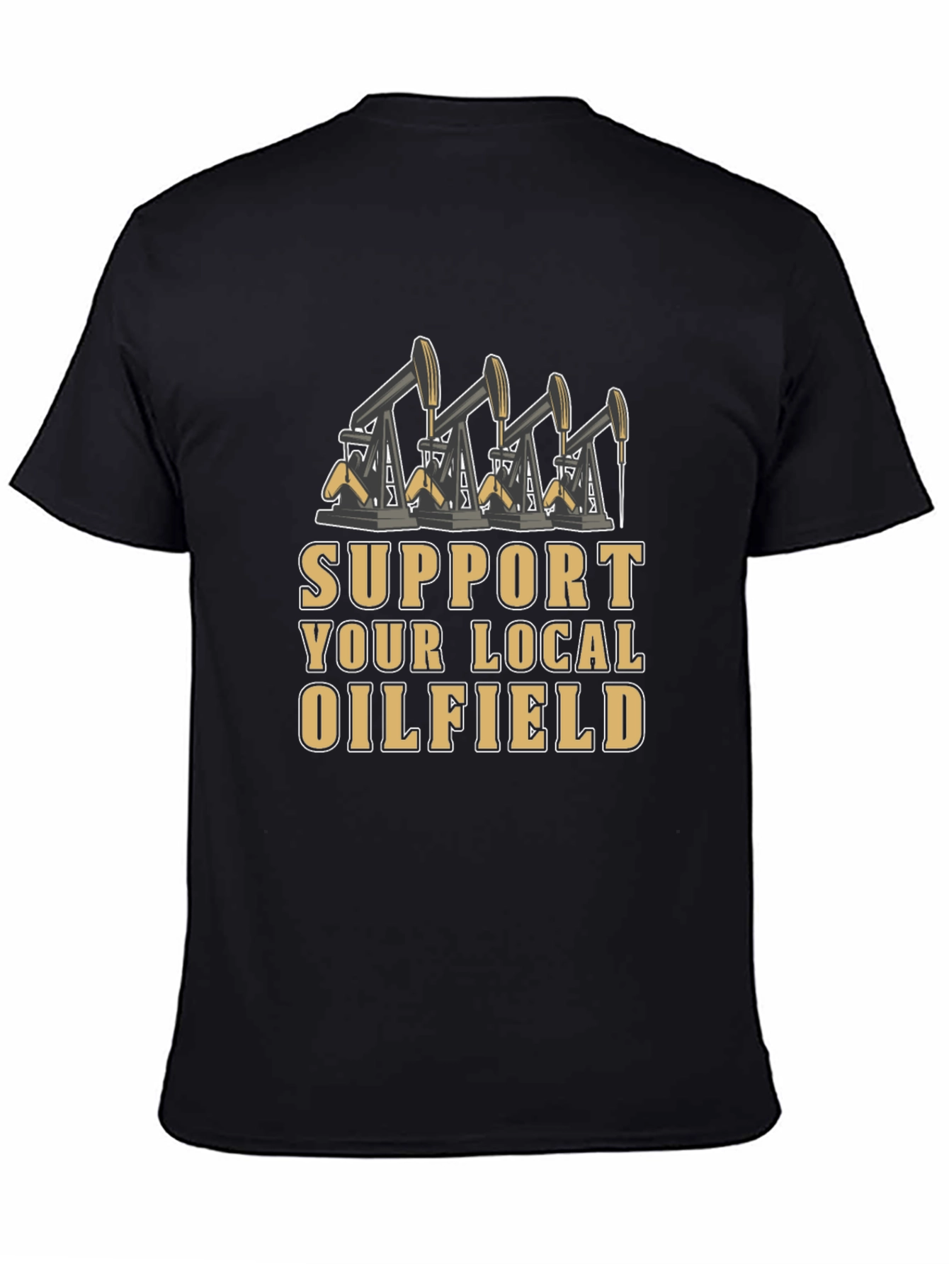 Support Local Oilfield Graphic Tee