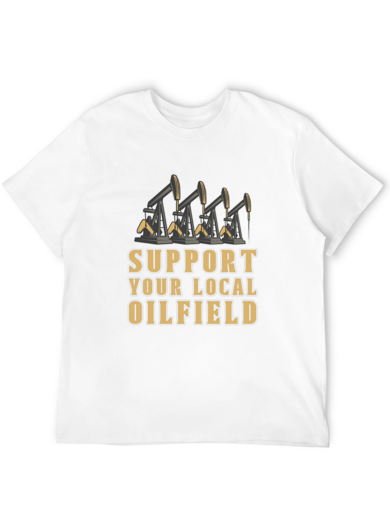 Support Local Oilfield Graphic Tee