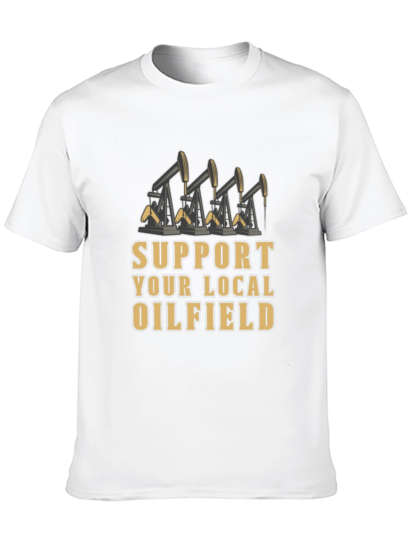 Support Local Oilfield Graphic Tee
