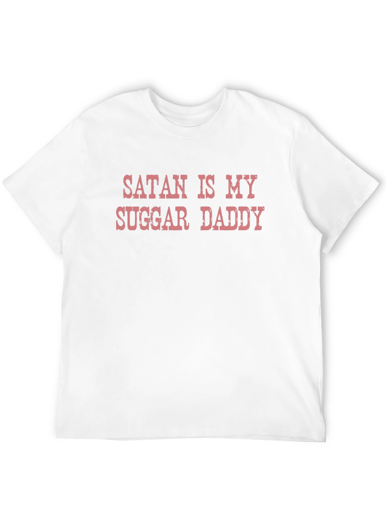 Satan is My Suggar Daddy Black Graphic Tee