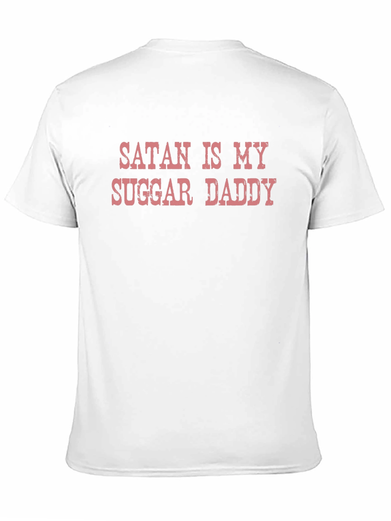 Satan is My Suggar Daddy Black Graphic Tee