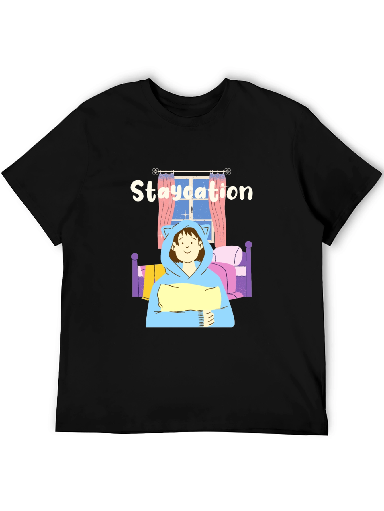 Staycation T-Shirt - Cozy Comfort