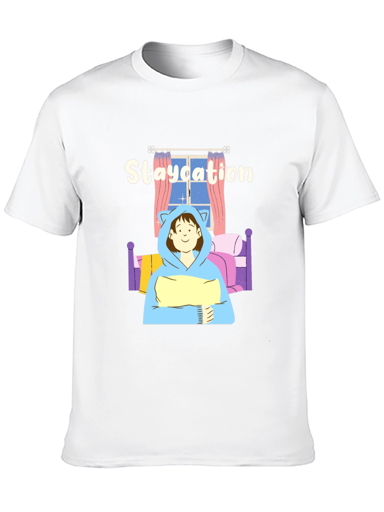 Staycation T-Shirt - Cozy Comfort