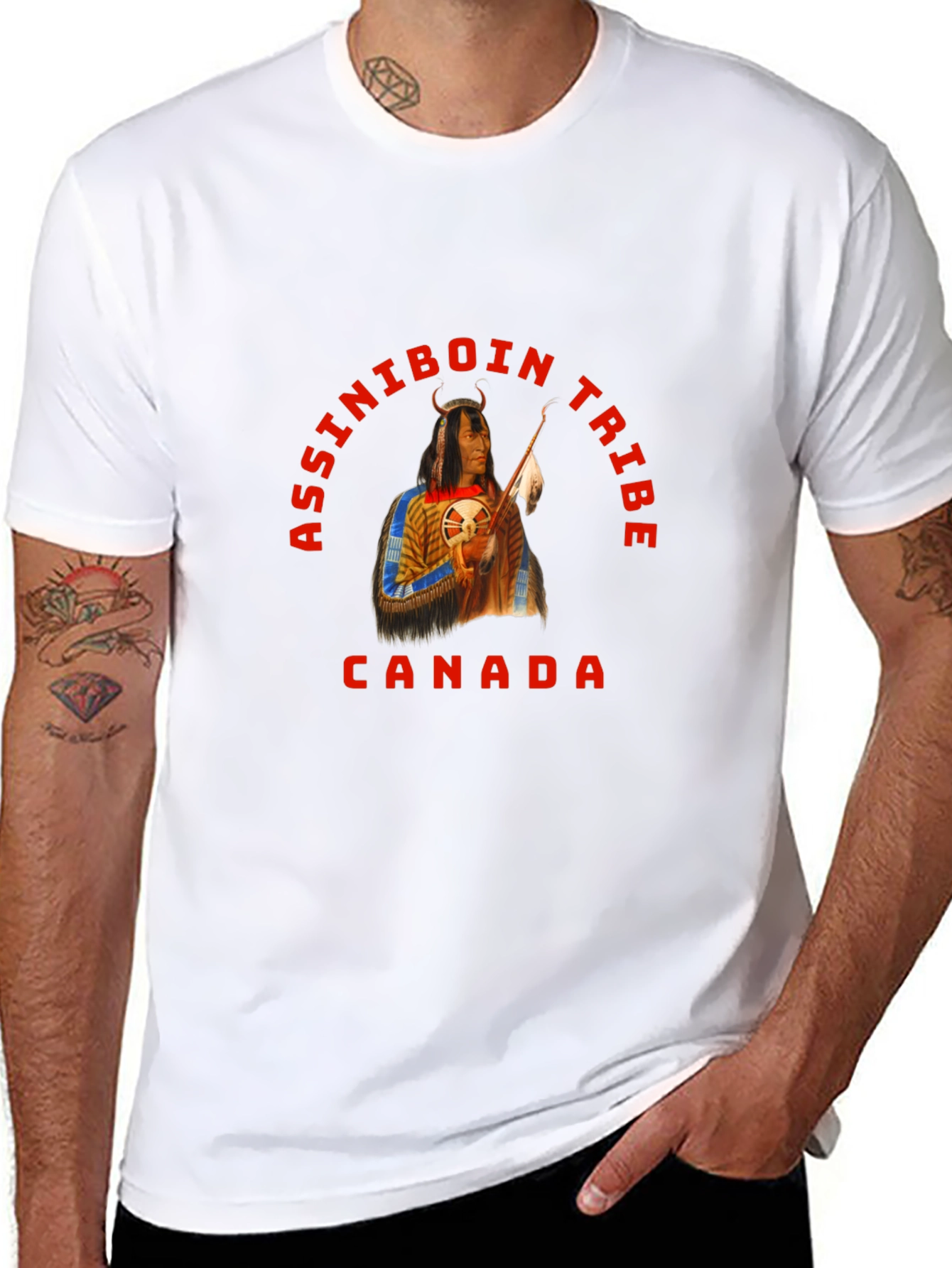 Assiniboine Tribe Canada Graphic T-Shirt