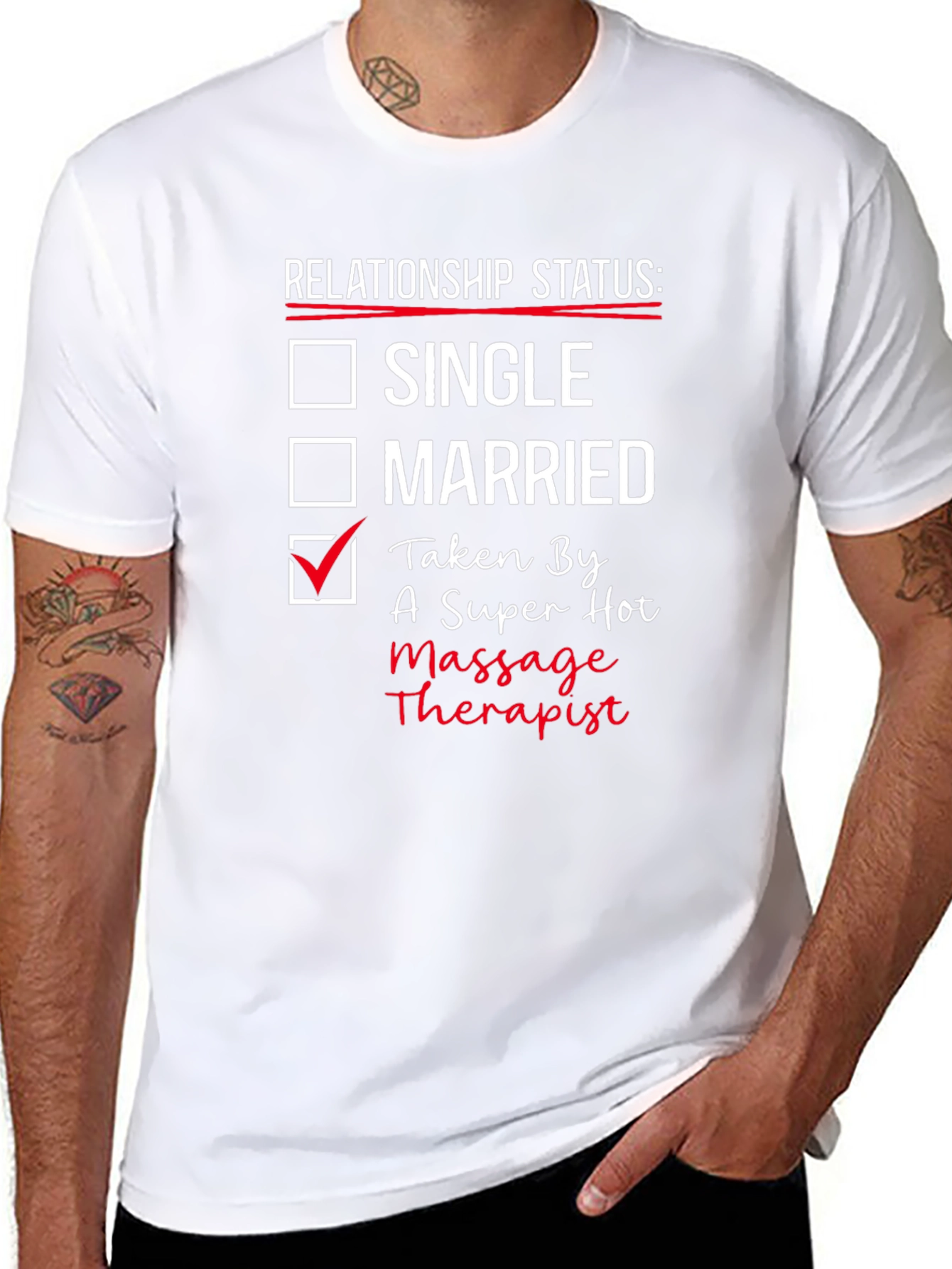 Relationship Status: Taken by a Massage Therapist T-Shirt