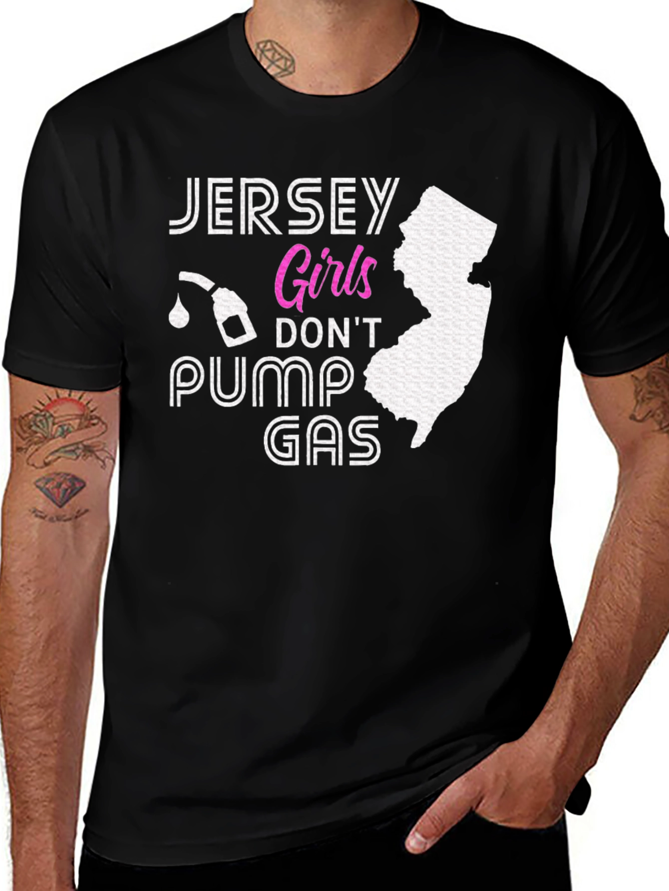 Jersey Girls Dont Pump Gas T-Shirt