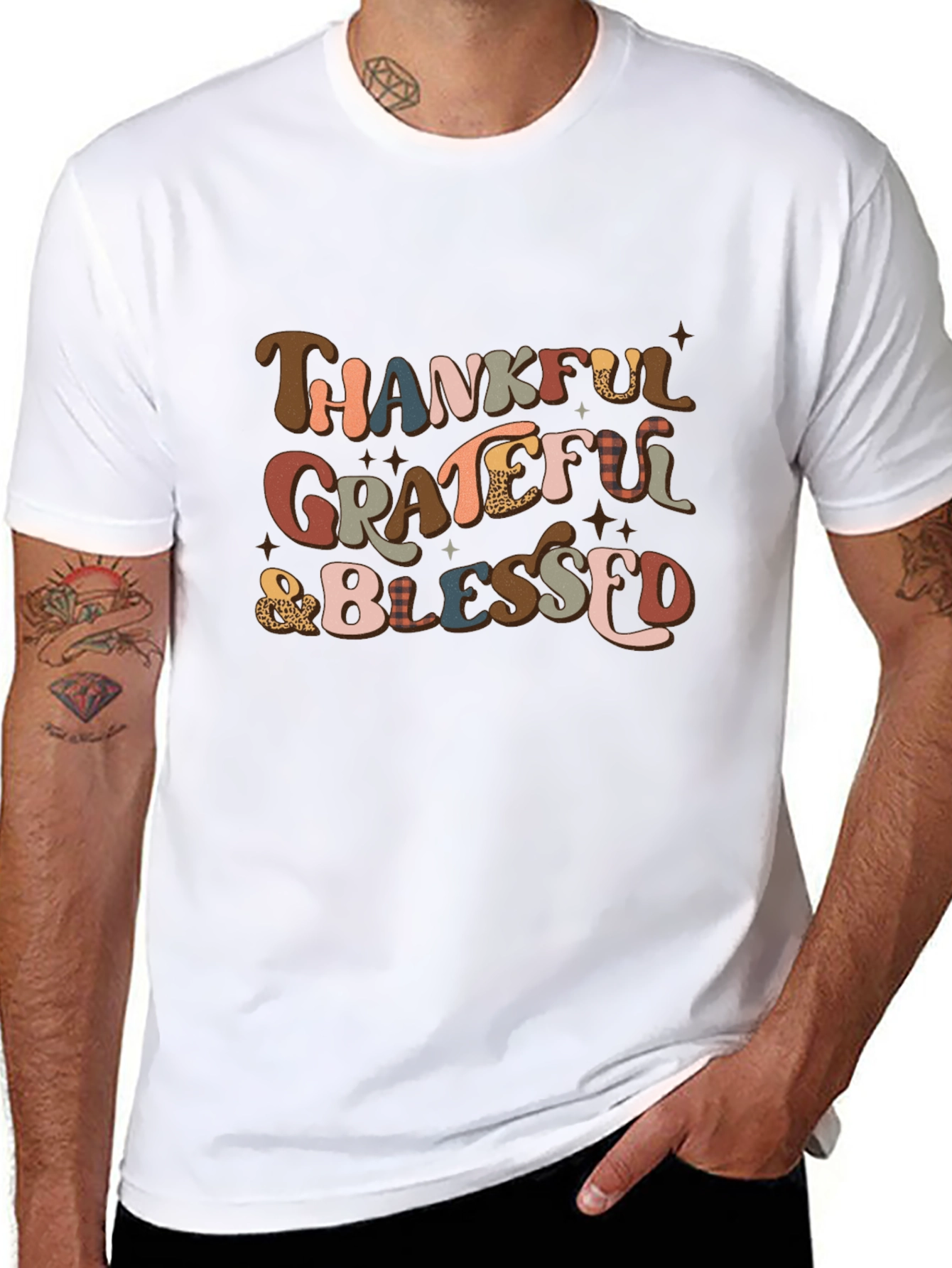 Thankful Grateful Blessed T-Shirt