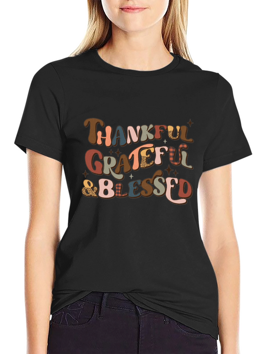 Thankful Grateful Blessed T-Shirt