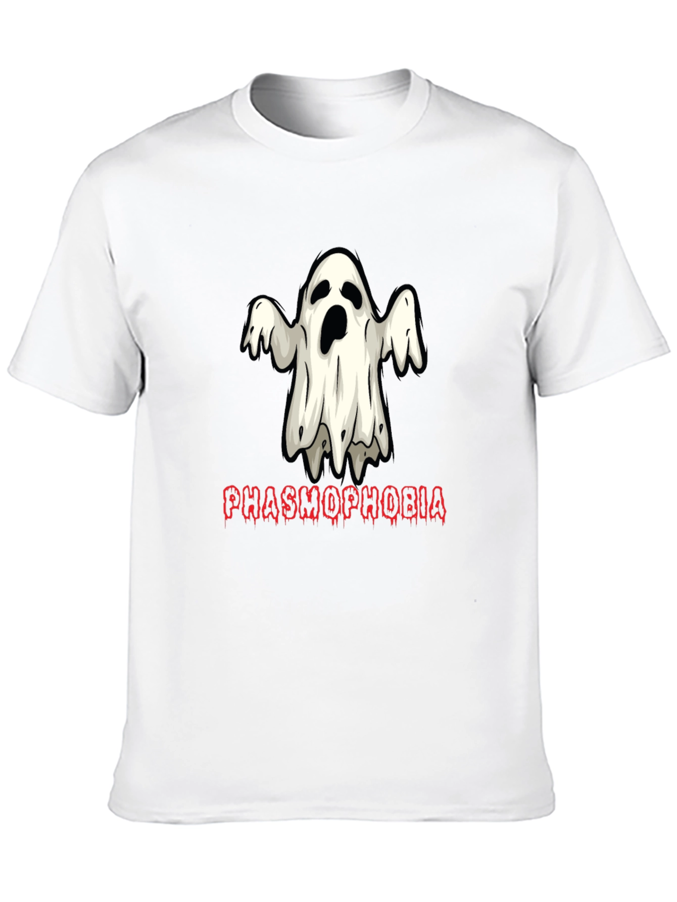 Phasmophobia Ghost Black T-Shirt