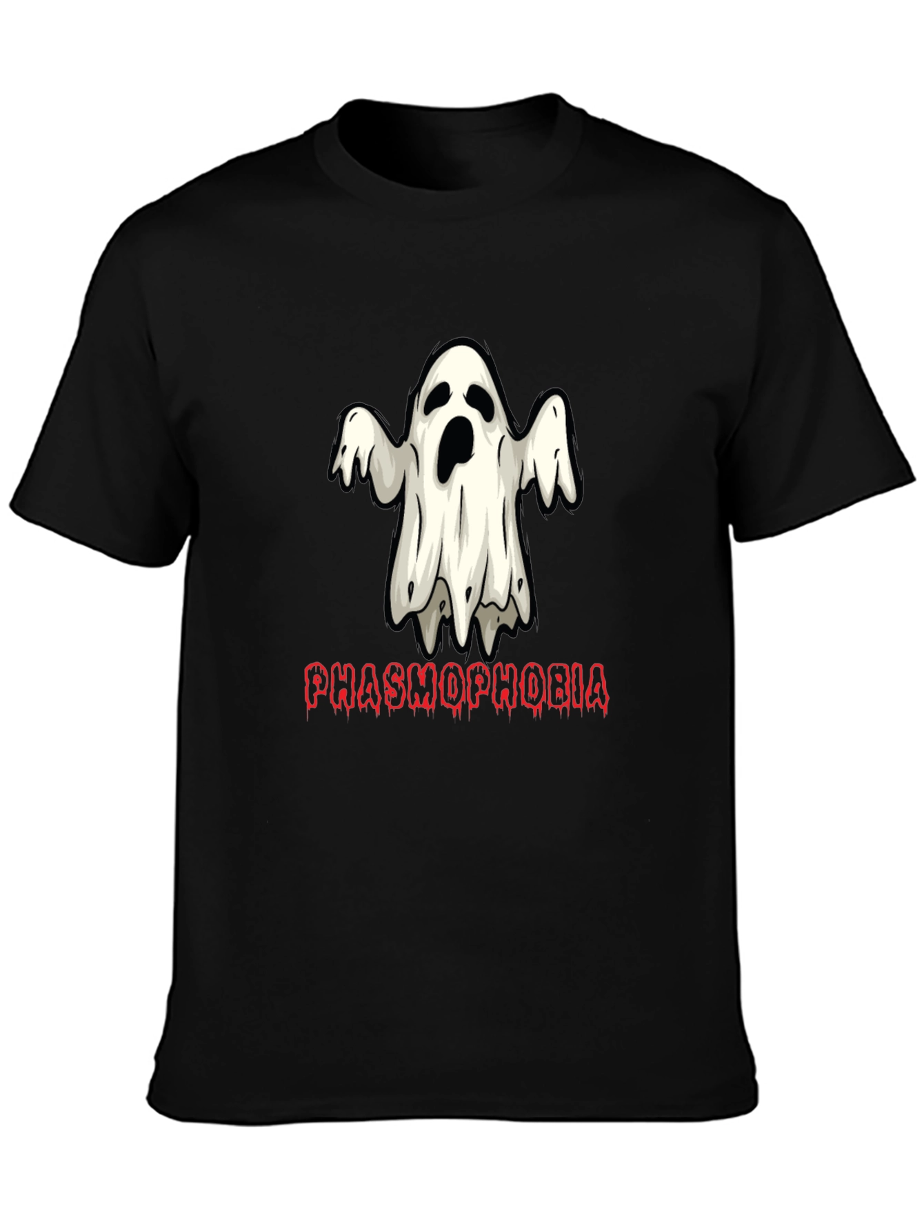 Phasmophobia Ghost Black T-Shirt