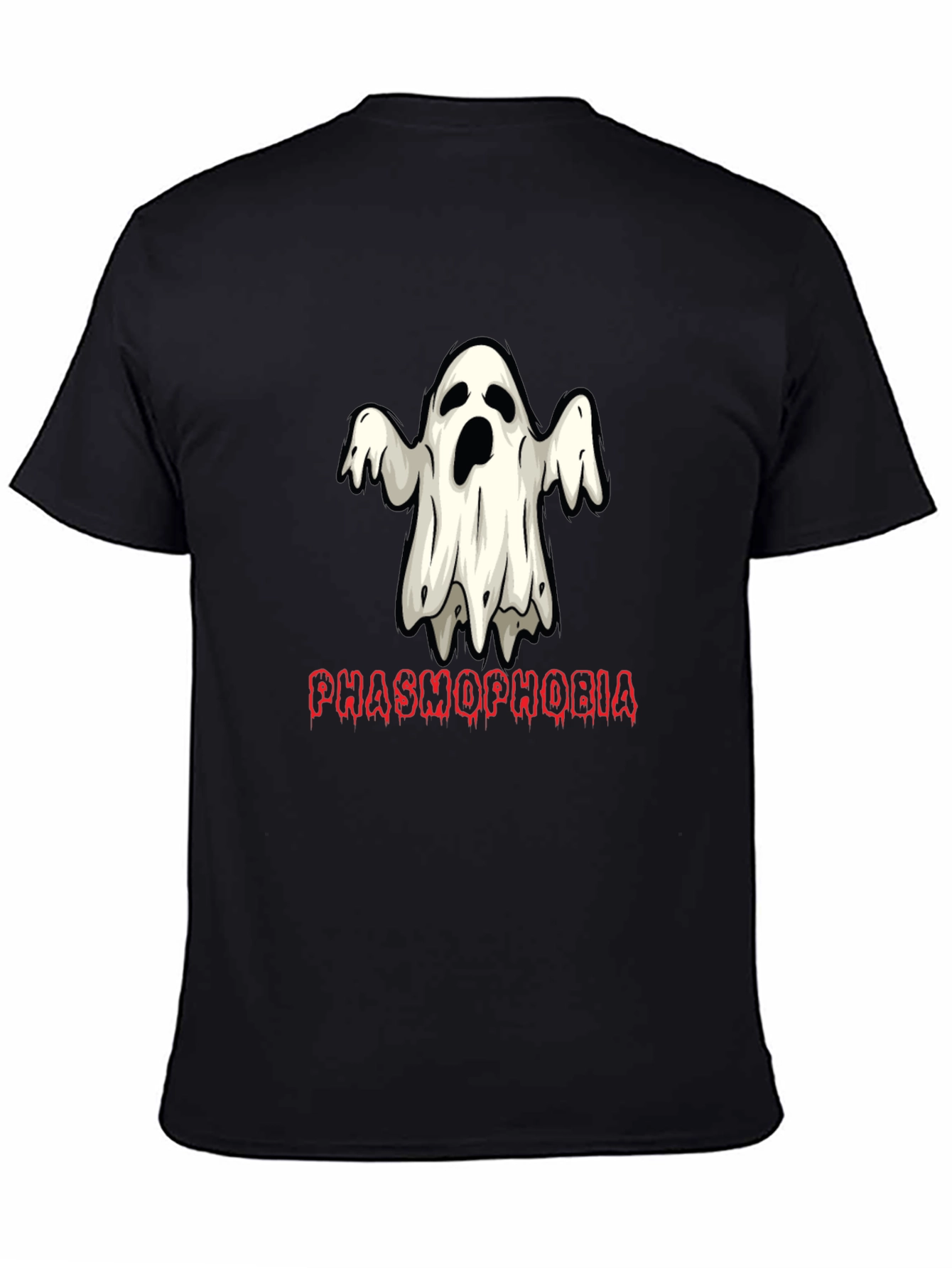 Phasmophobia Ghost Black T-Shirt