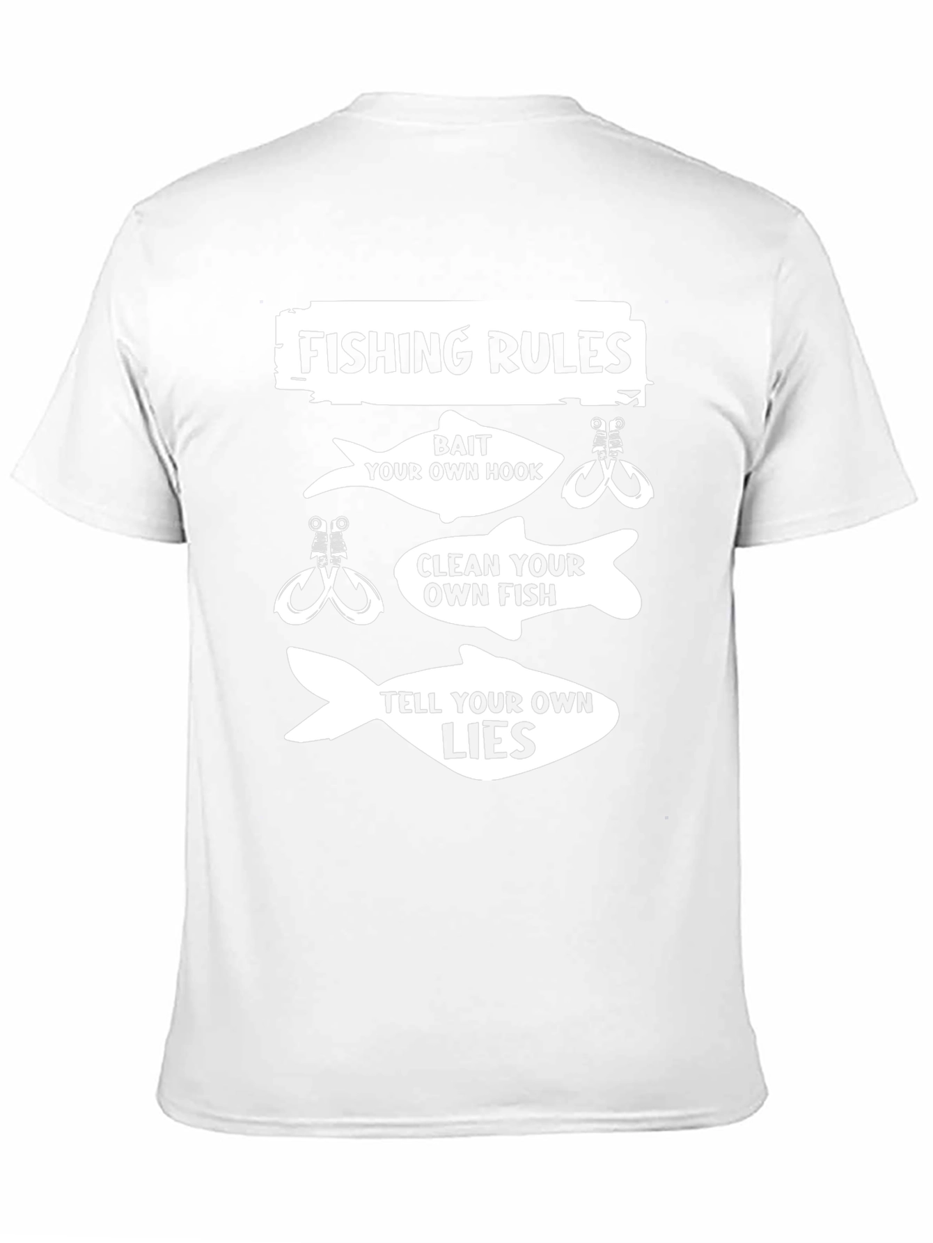 Fishing Rules Graphic T-Shirt