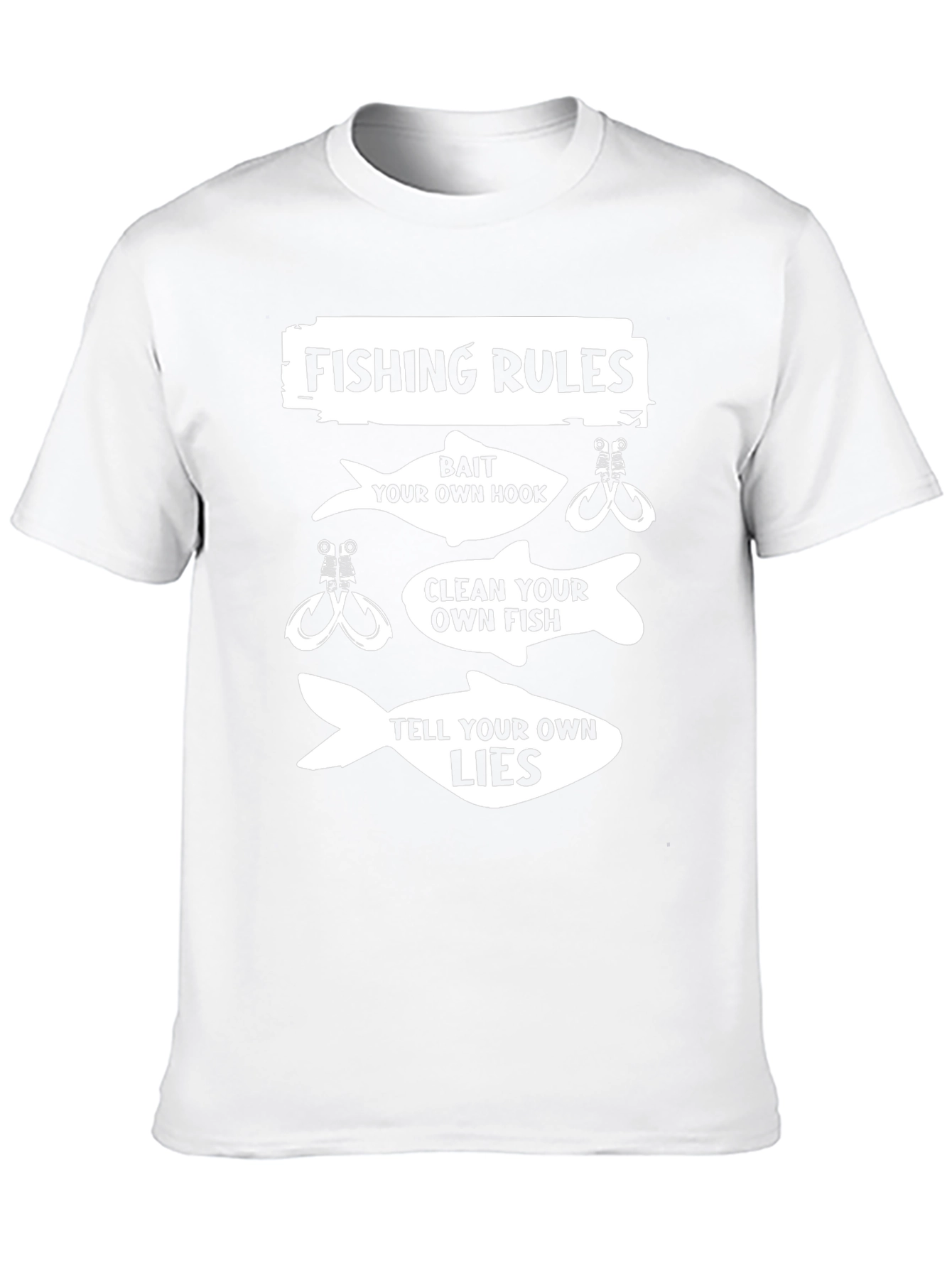 Fishing Rules Graphic T-Shirt