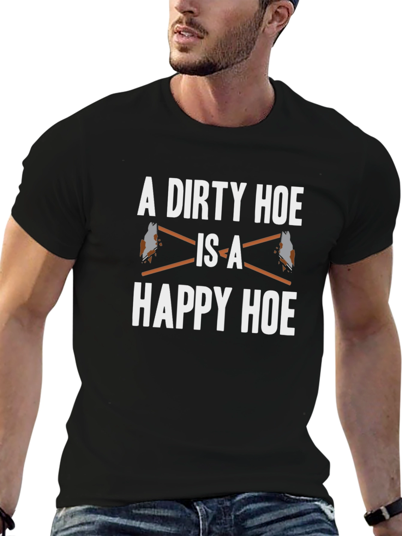 Dirty Hoe Happy Hoe Graphic Tee