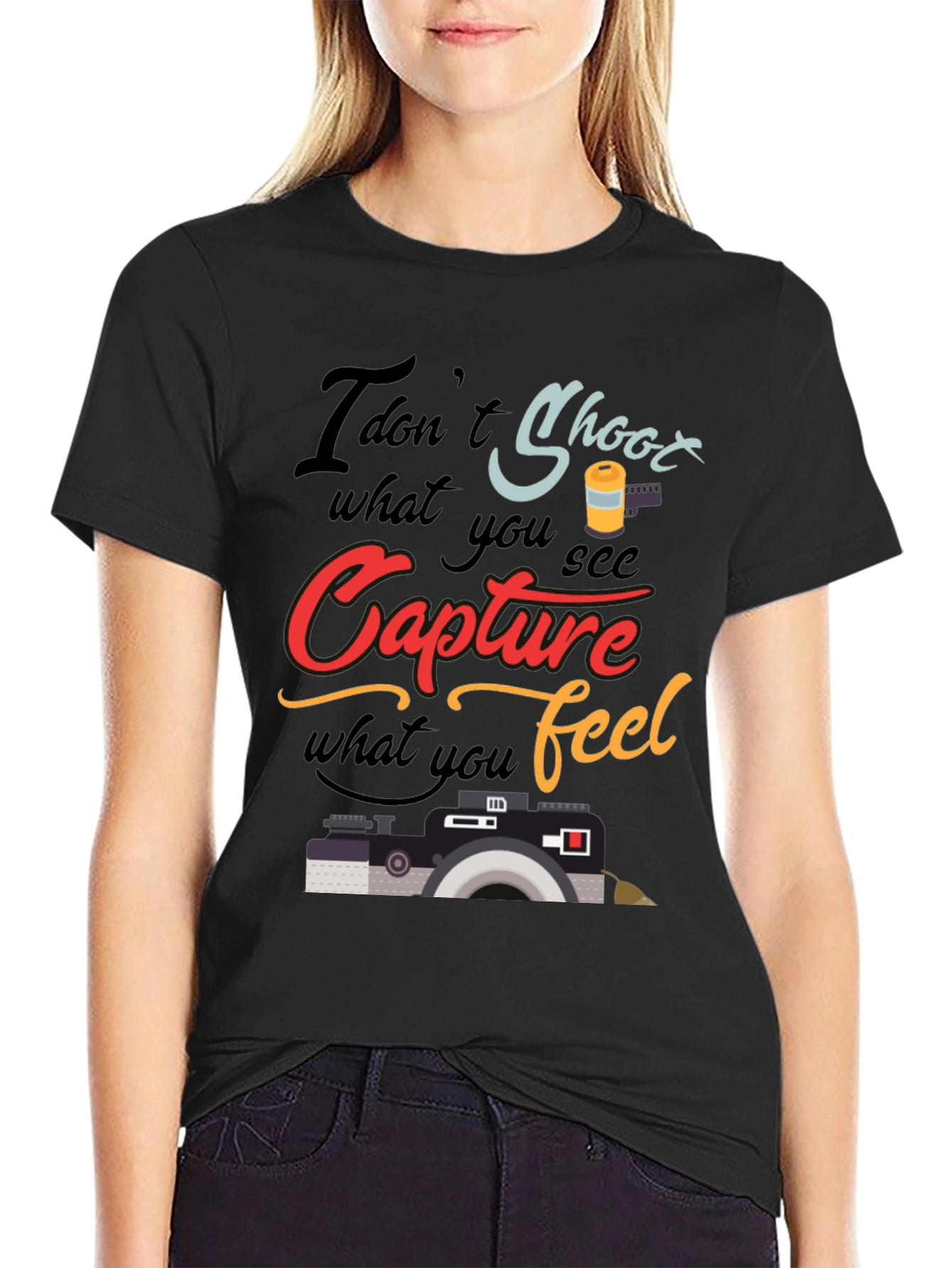 Capture What You Feel T-Shirt Photography Lover Tee