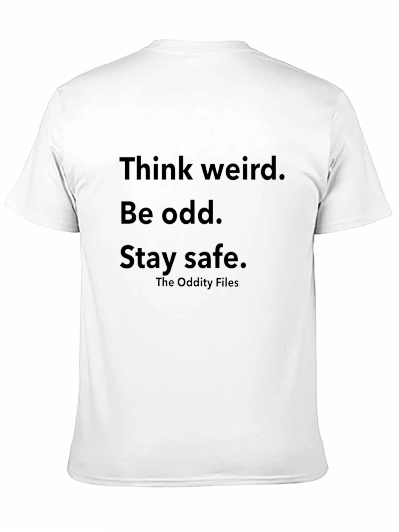 Think Weird Tee - The Oddity Files Graphic T-Shirt