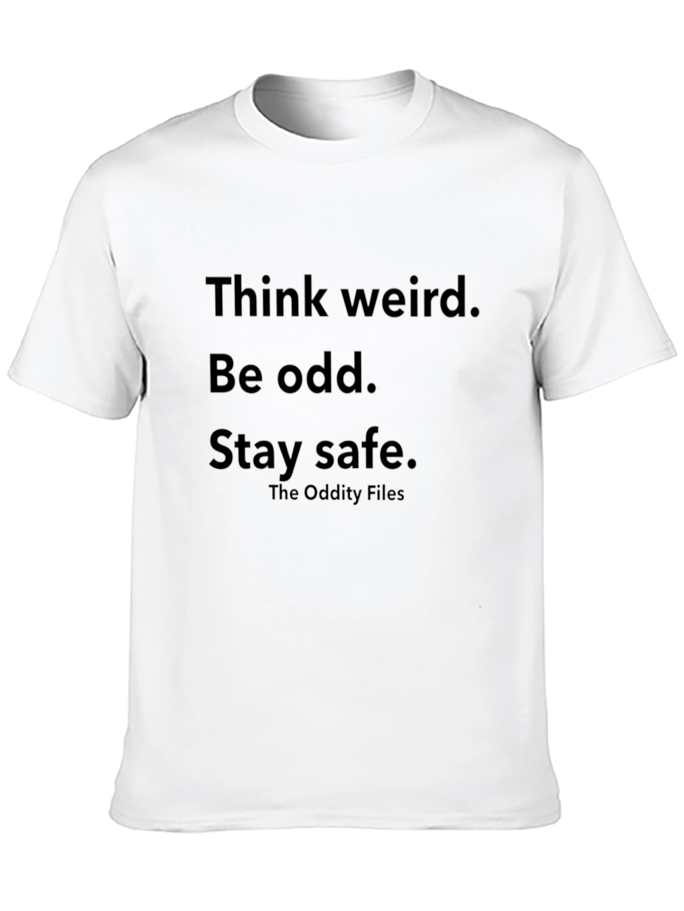 Think Weird Tee - The Oddity Files Graphic T-Shirt